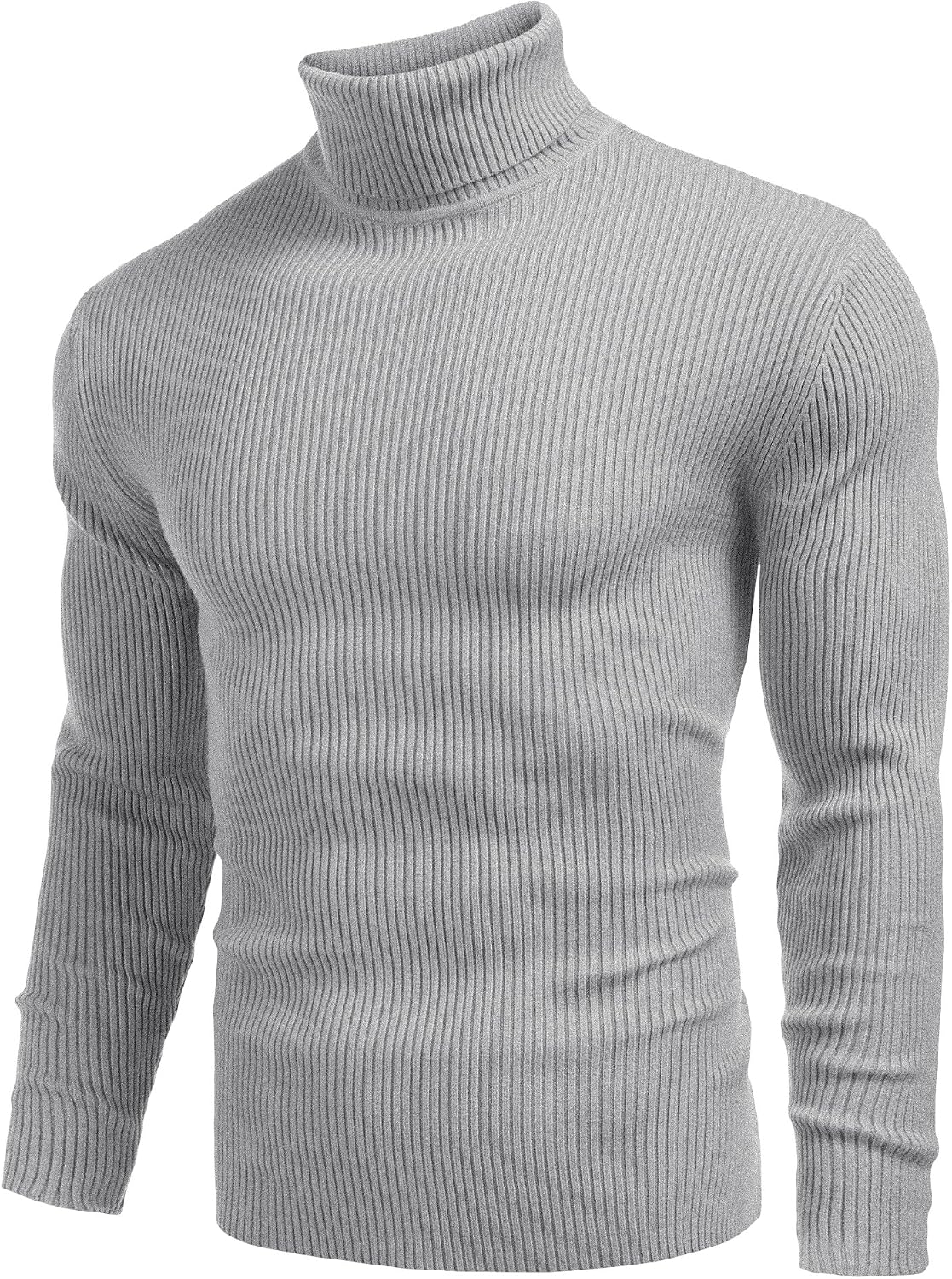 Detalle de COOFANDY Men's Turtleneck Sweater