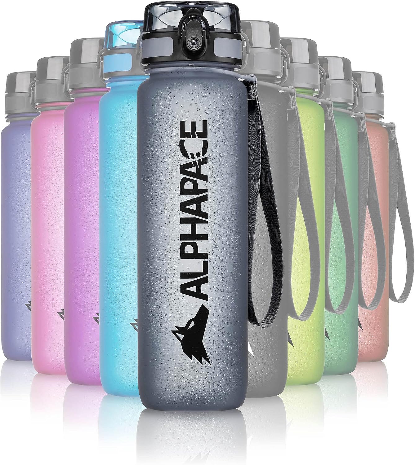 Detalle 2 de ALPHAPACE borraccia ermetica senza BPA con scomparto per frutta e chiusura Snap-Lock (350–1500 ml)