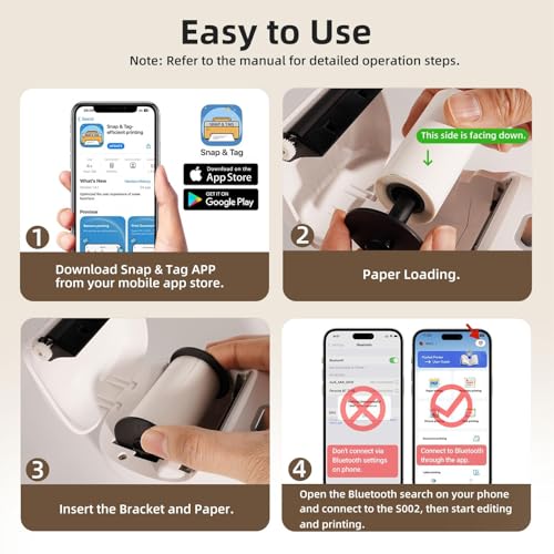 Thumbnail 7 de ORGSTA S002 Etiquetadora Bluetooth Portátil 300 dpi 📎