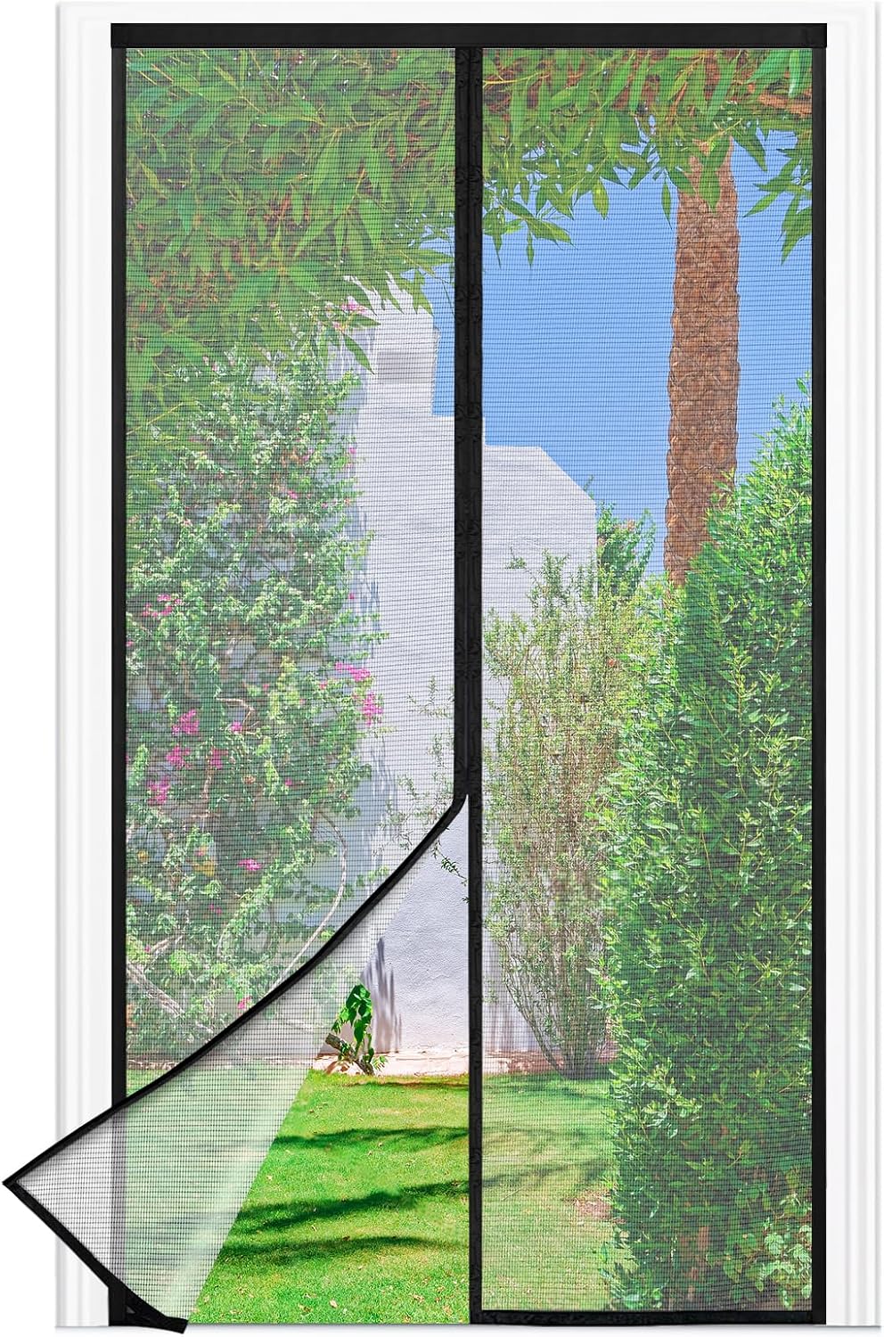 Thumbnail 6 de berssen Zanzariera Magnetica porta-finestra 120 x 250 cm rete fine nero