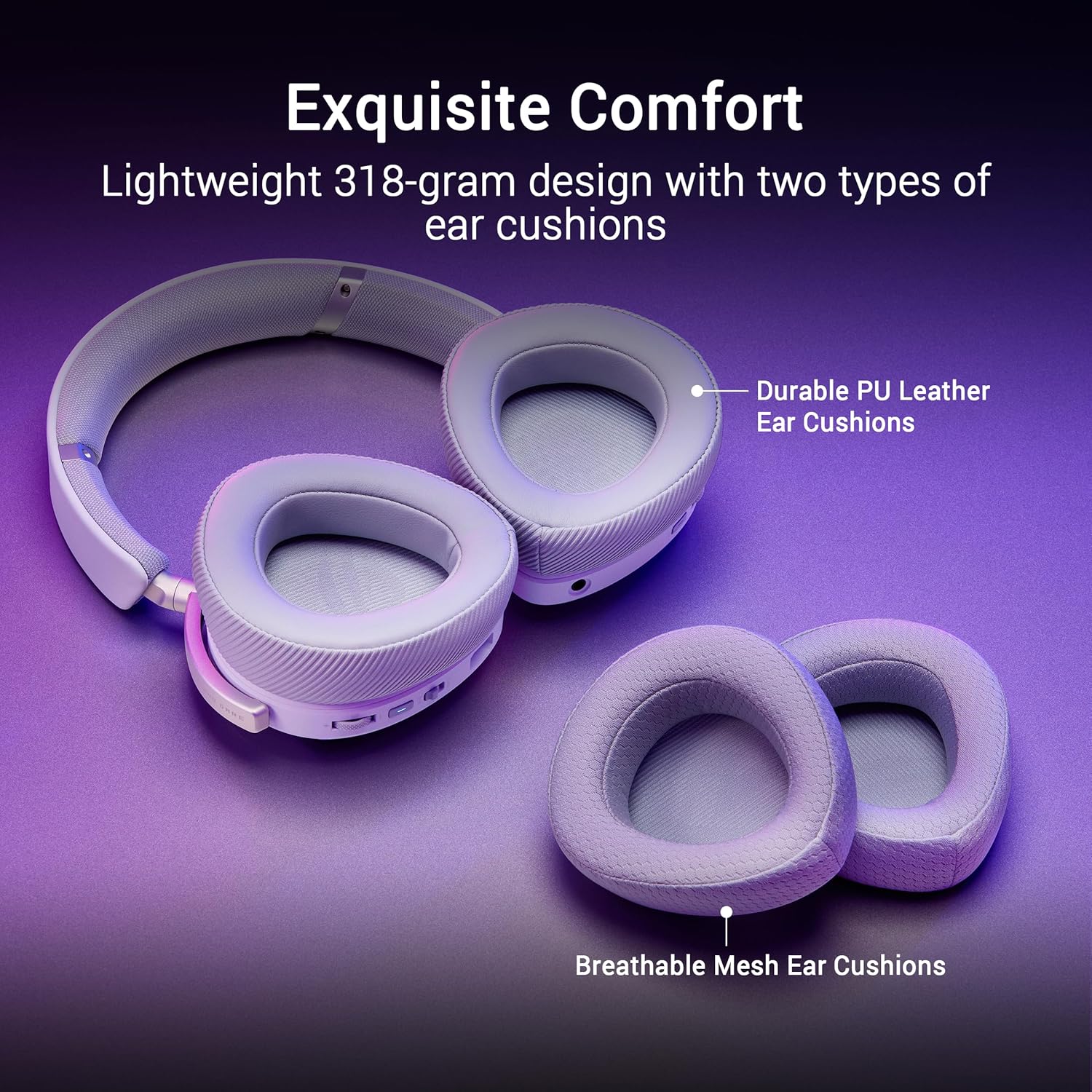 Thumbnail 6 de ASUS ROG Delta II Wireless Gaming Headset (Tri-Mode) with Detachable Mic — 2.4GHz/BT/3.5mm, White