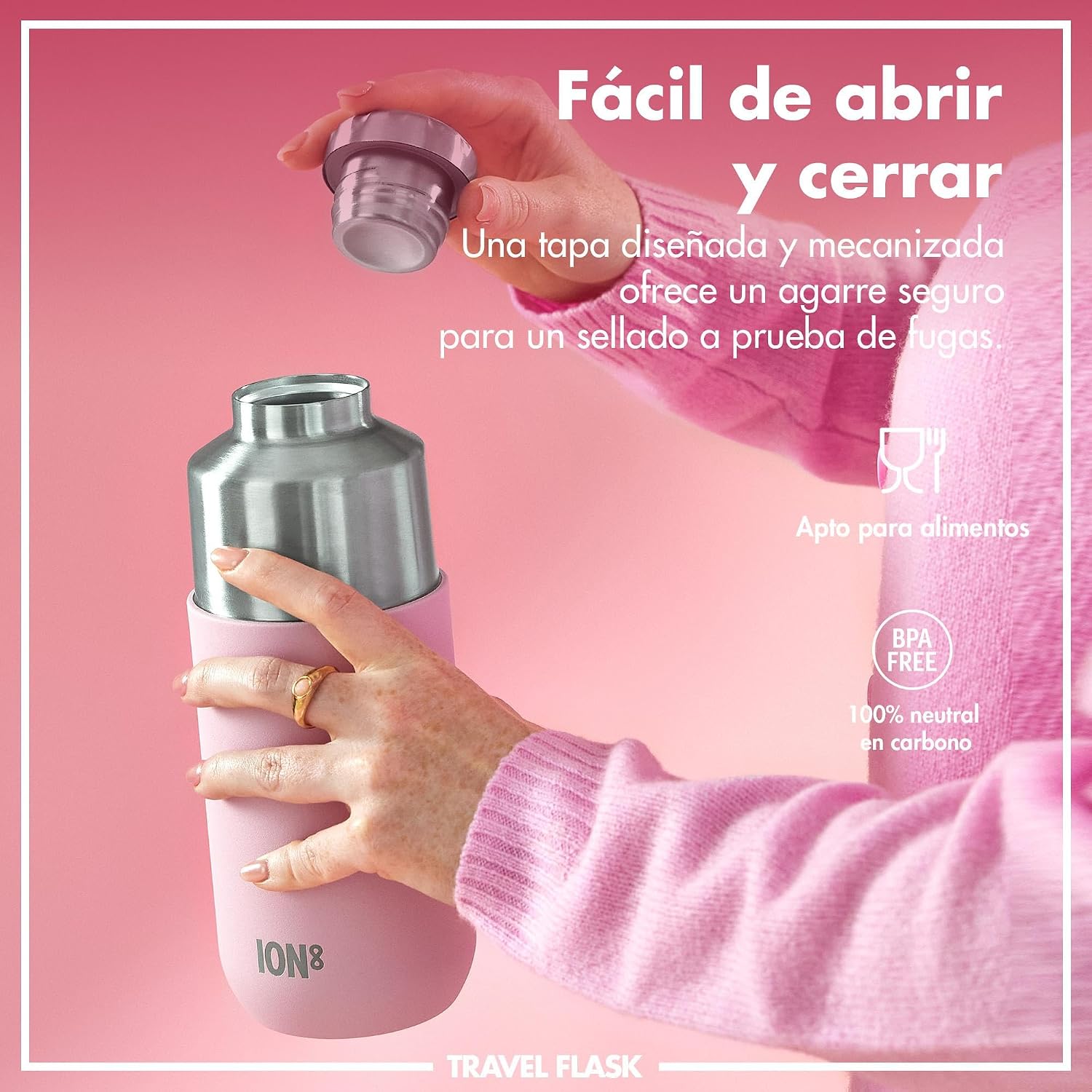 Thumbnail 4 de ION8 ThermoShield Botella Aislada 2 Tazas, Tapa Magnética 🥤