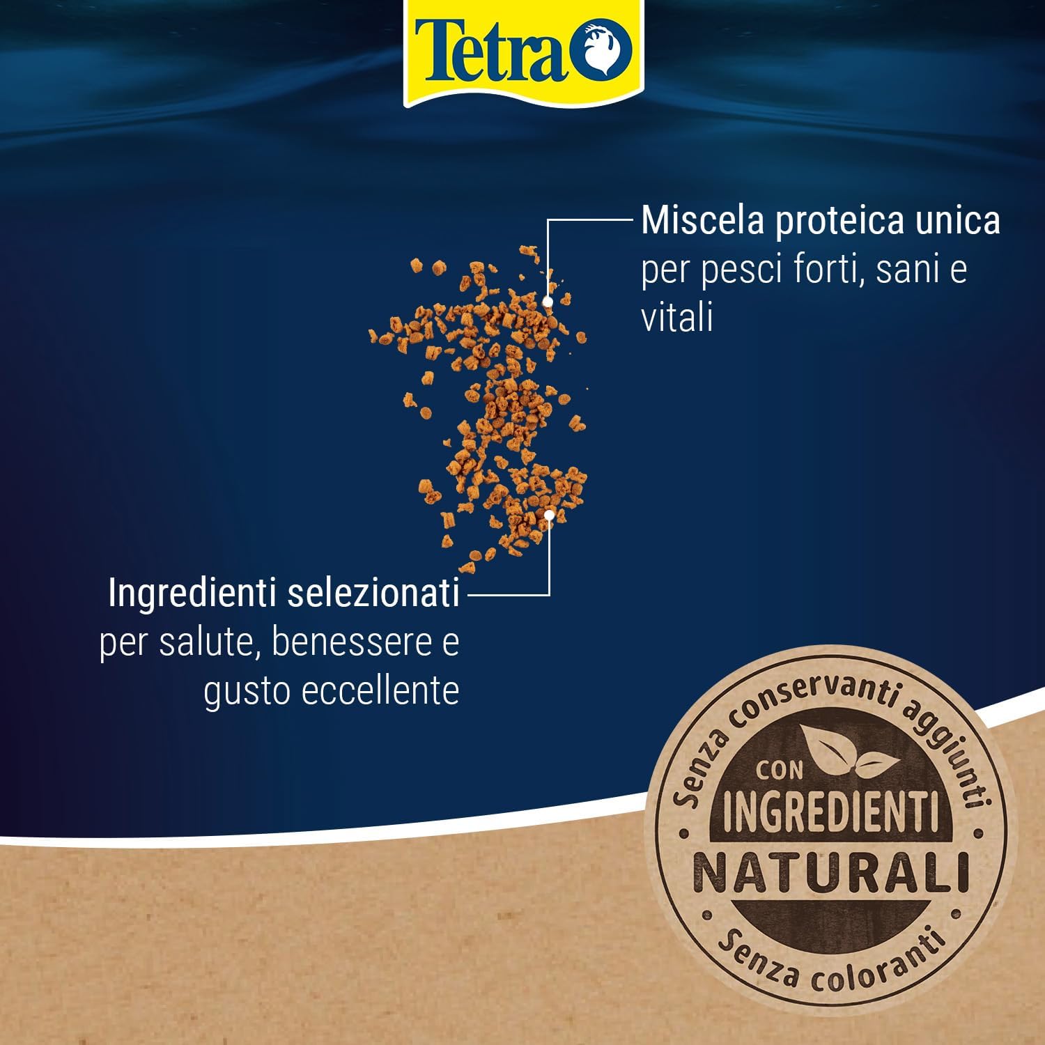 Detalle de Tetra Discus Granules - Mangime in granuli per discus, supporta salute, colore e crescita (10 L)