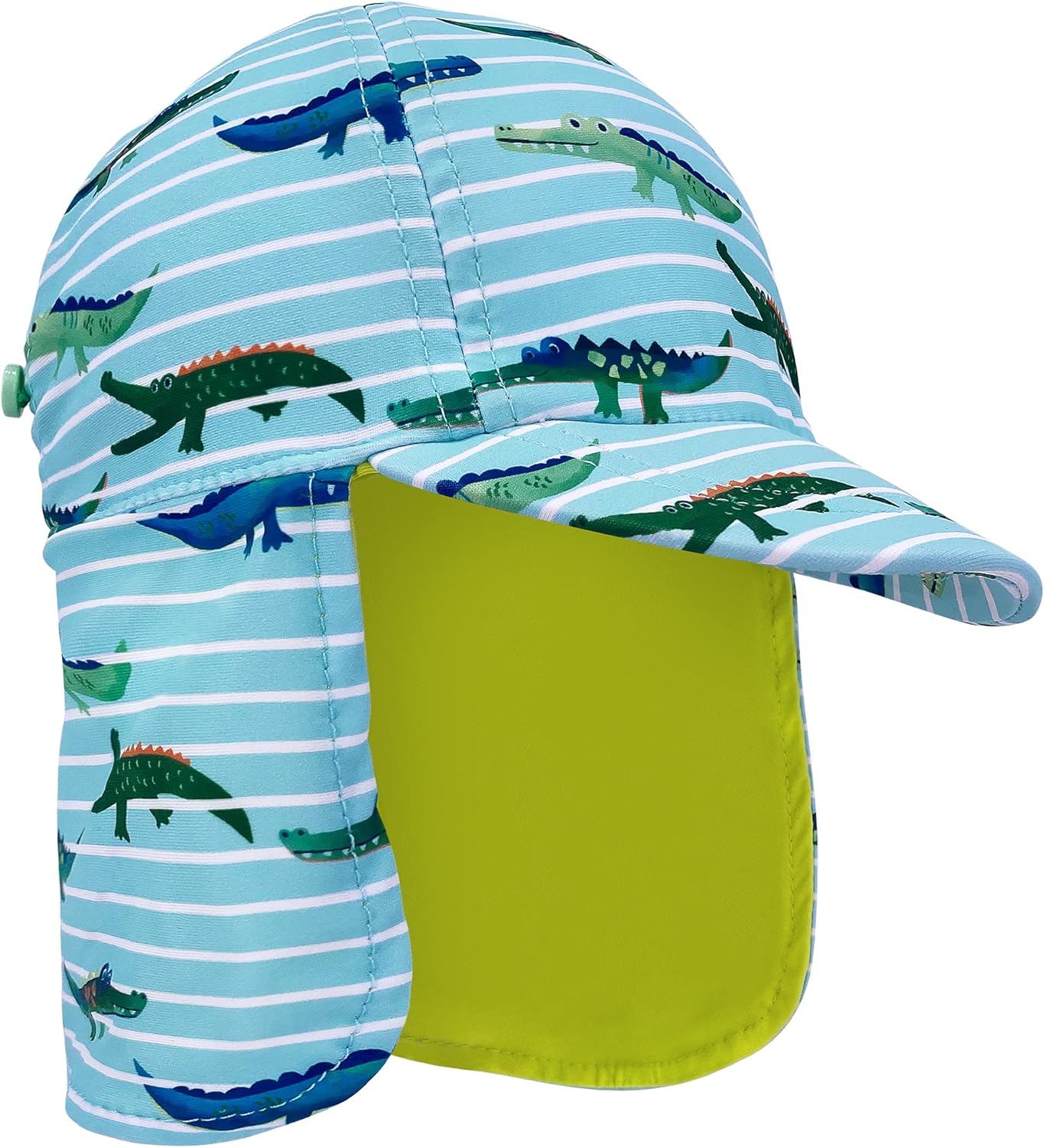 Gifts Treat Kinder Legionär Hut mit UPF 50+ – Dino Muster, Flap-Schutz, Nackenschutz