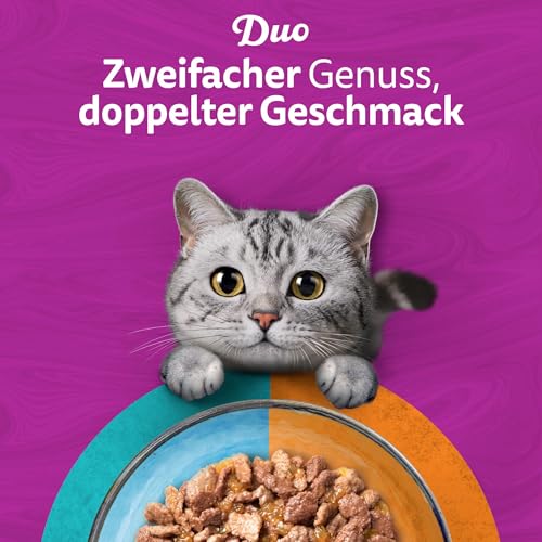 Detalle 2 de Whiskas Adult 1+ Tasty Duo Surf & Turf in Gelee – Nassfutter für ausgewachsene Katzen, 84 x 85 g