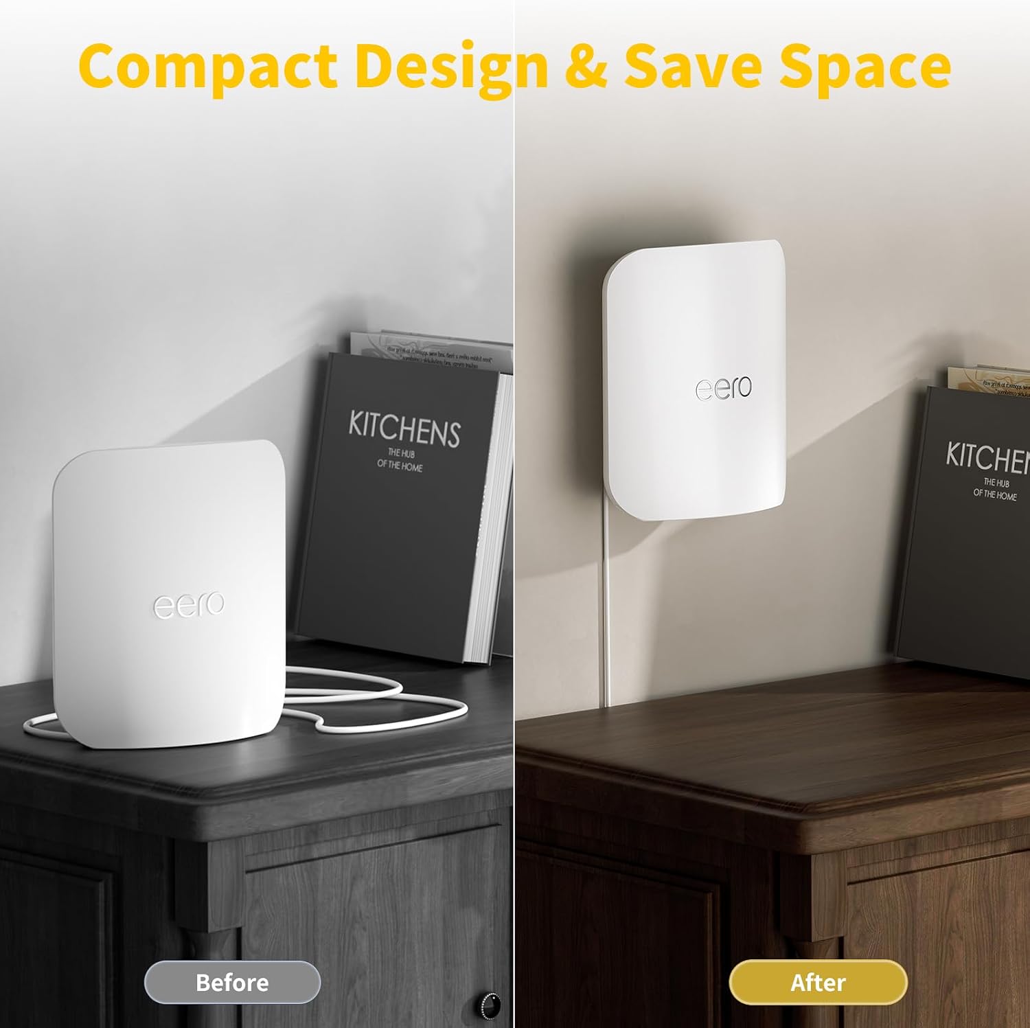 Thumbnail 4 de Dunear eero Pro 7 Wall Mount Bracket 2-Pack