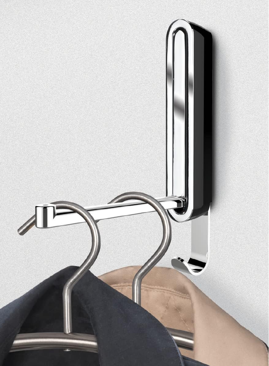 Detalle 2 de WENKO Klapphaken Premium Sigma – Klappbarer Wandhaken mit Abrutschsicherung, Weiß