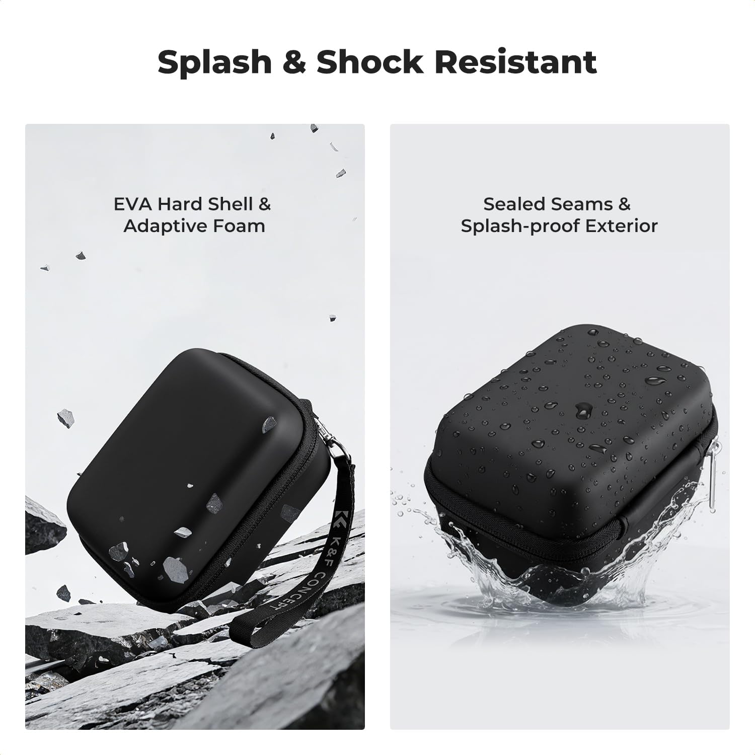 Thumbnail 1 de Étui pour appareil photo K&F CONCEPT compatible Sony RX100, Canon G, Fujifilm XQ1/XQ2 et Leica/Panasonic LX