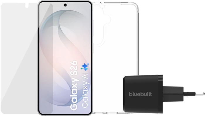 Thumbnail 16 de Samsung Galaxy S26 512 GB Weiß (5G) inkl. komplettes Zubehörset von BlueBuilt