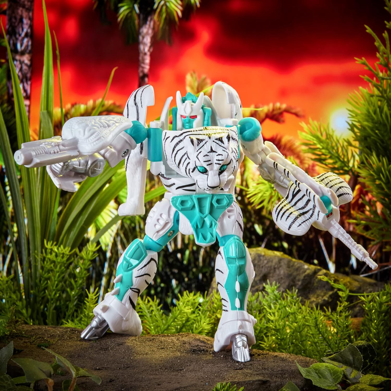 Thumbnail 6 de Transformers Figura Tigatron Beast Wars 15 cm – stile retrò e trasformazione in 9 passi