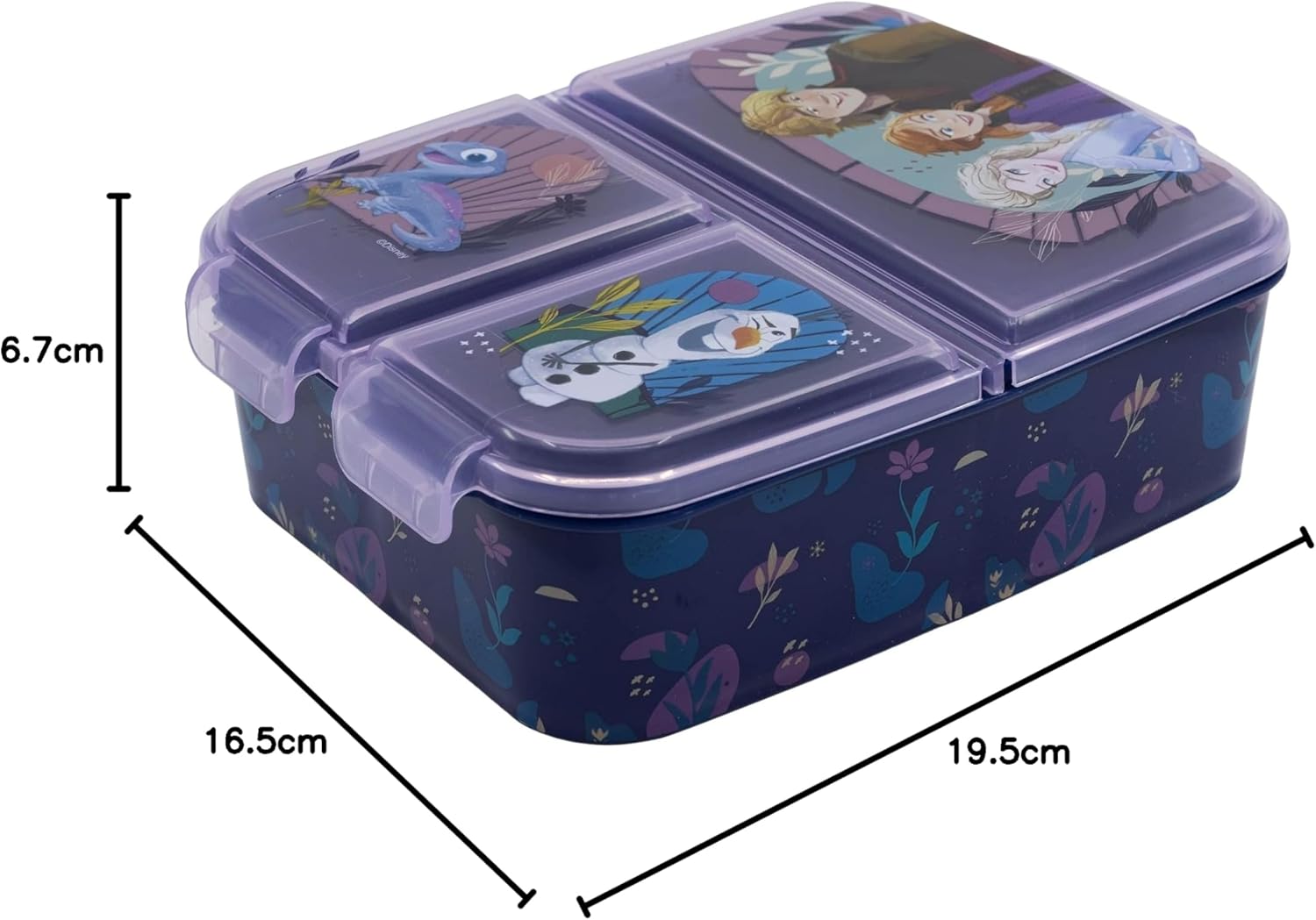 Thumbnail 3 de Stor Boîte à lunch enfant 3 compartiments La Reine des Neiges