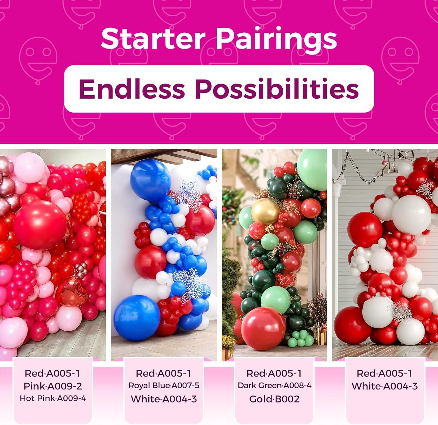 Thumbnail 3 de Bezente Red Balloons 100 Pack 🎈