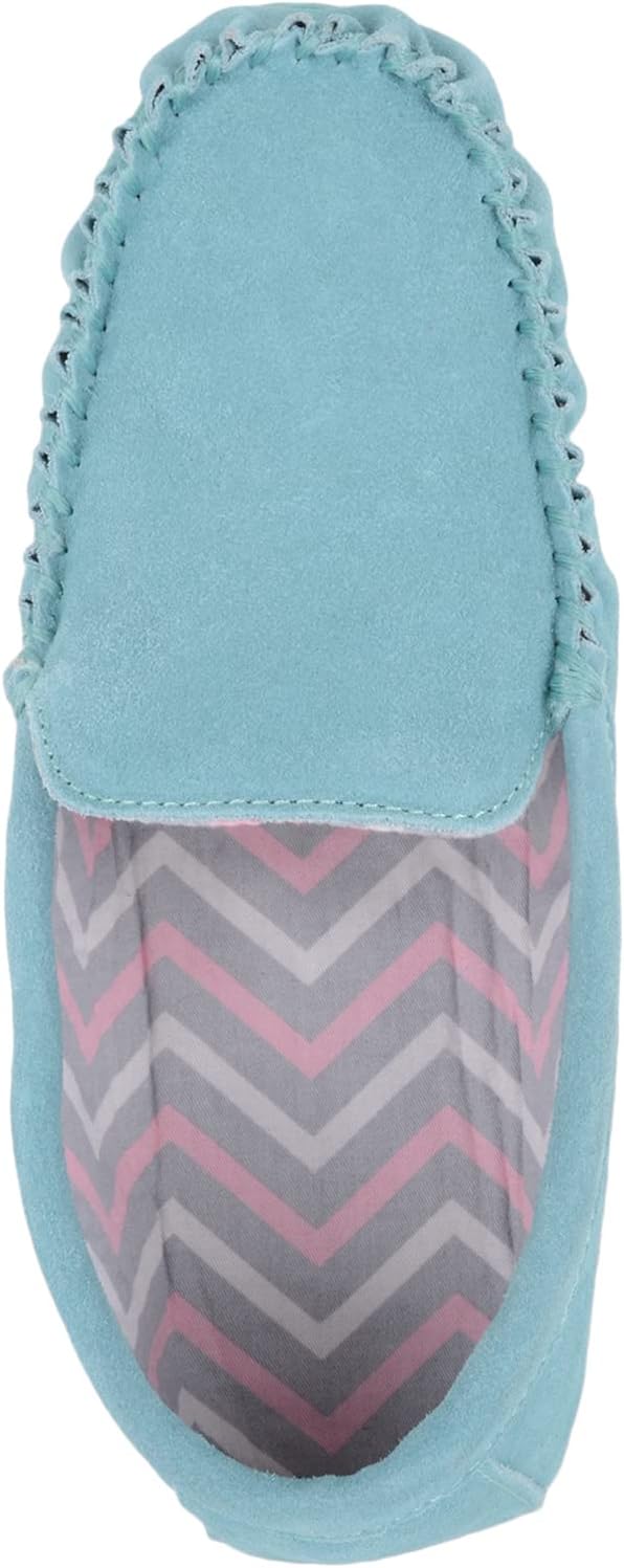 Thumbnail 5 de Womens Suede Moccasin Slippers with Hard Sole