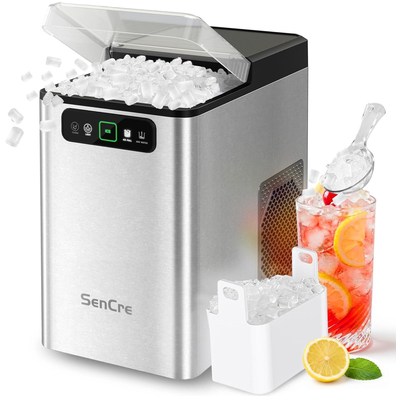 Detalle de SenCre Nugget Ice Maker 40 lb Capacity