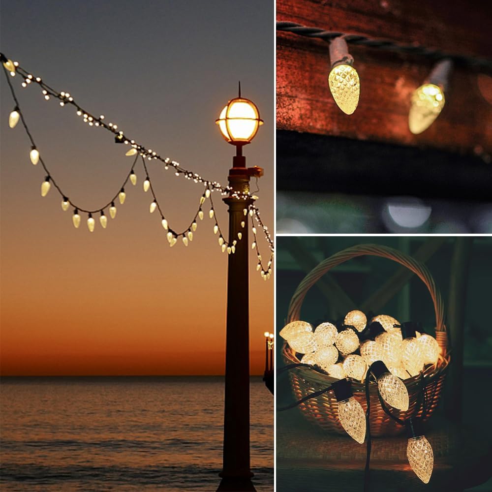 Thumbnail 6 de Austin Coast C9 LED Christmas Bulbs, 100-Pack, 2700K Warm White, E17 Base