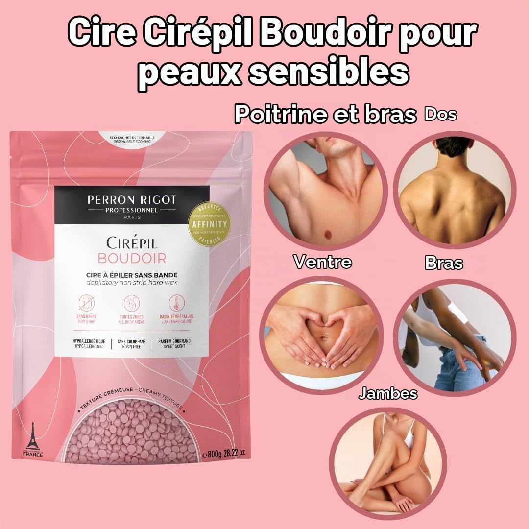 Detalle 2 de Perron Rigot Cirepil Boudoir ontharingswas, 800 g, harsvrij en hypoallergeen