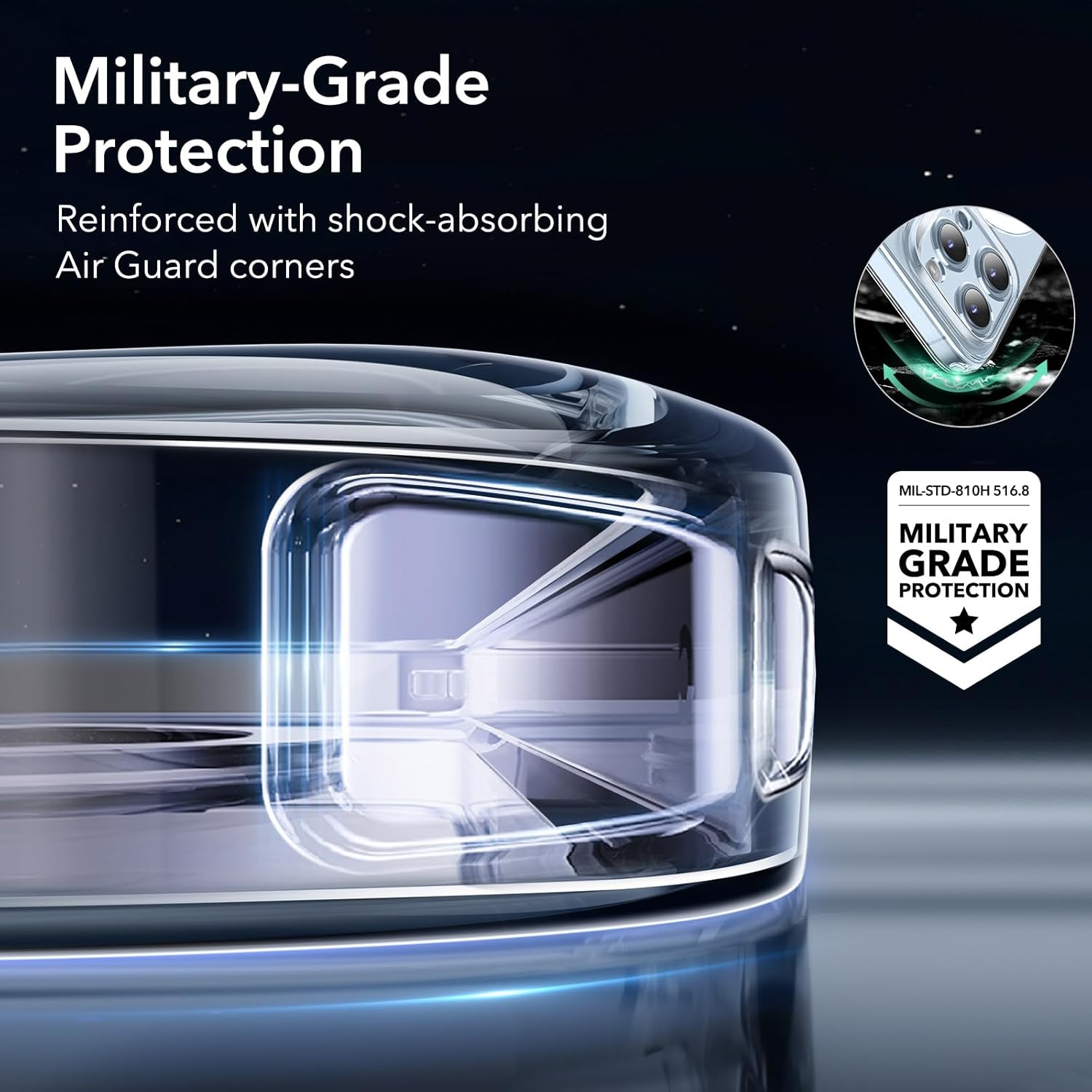 Thumbnail 5 de Coque ESR Zero en silicone/TPU transparent pour iPhone 13 Pro avec MagSafe