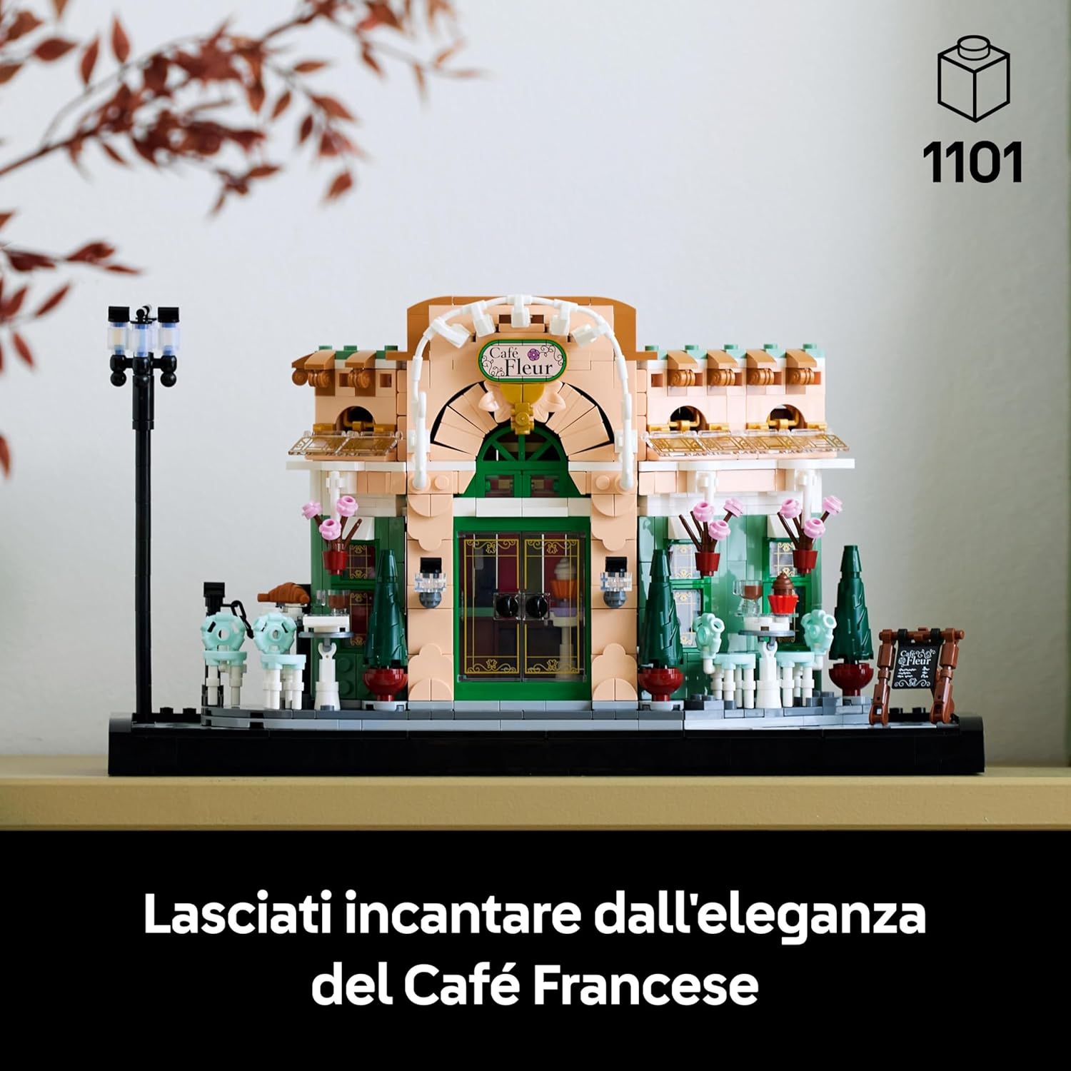 Thumbnail 1 de LEGO Icons Café Francese 10362 – Kit di modellismo fai da te per adulti, decorazione in miniatura elegante
