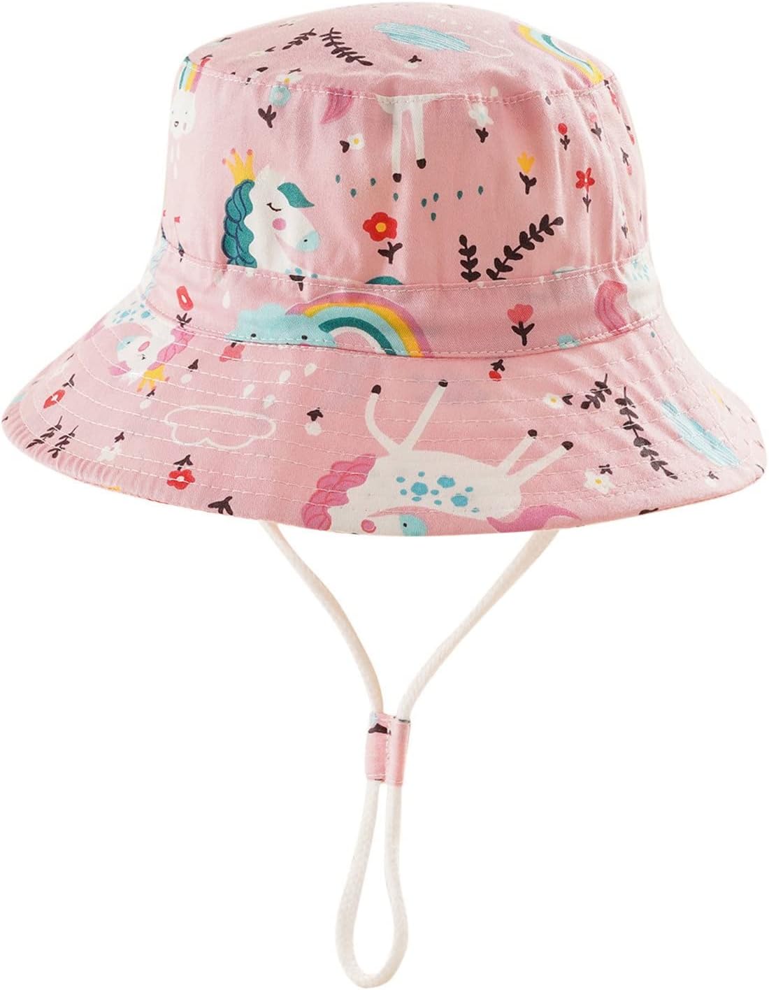 Detalle de Malaxlx Sonnenhut Unisex – Baby bis 8 Jahre, UPF50+ mit verstellbarem Band