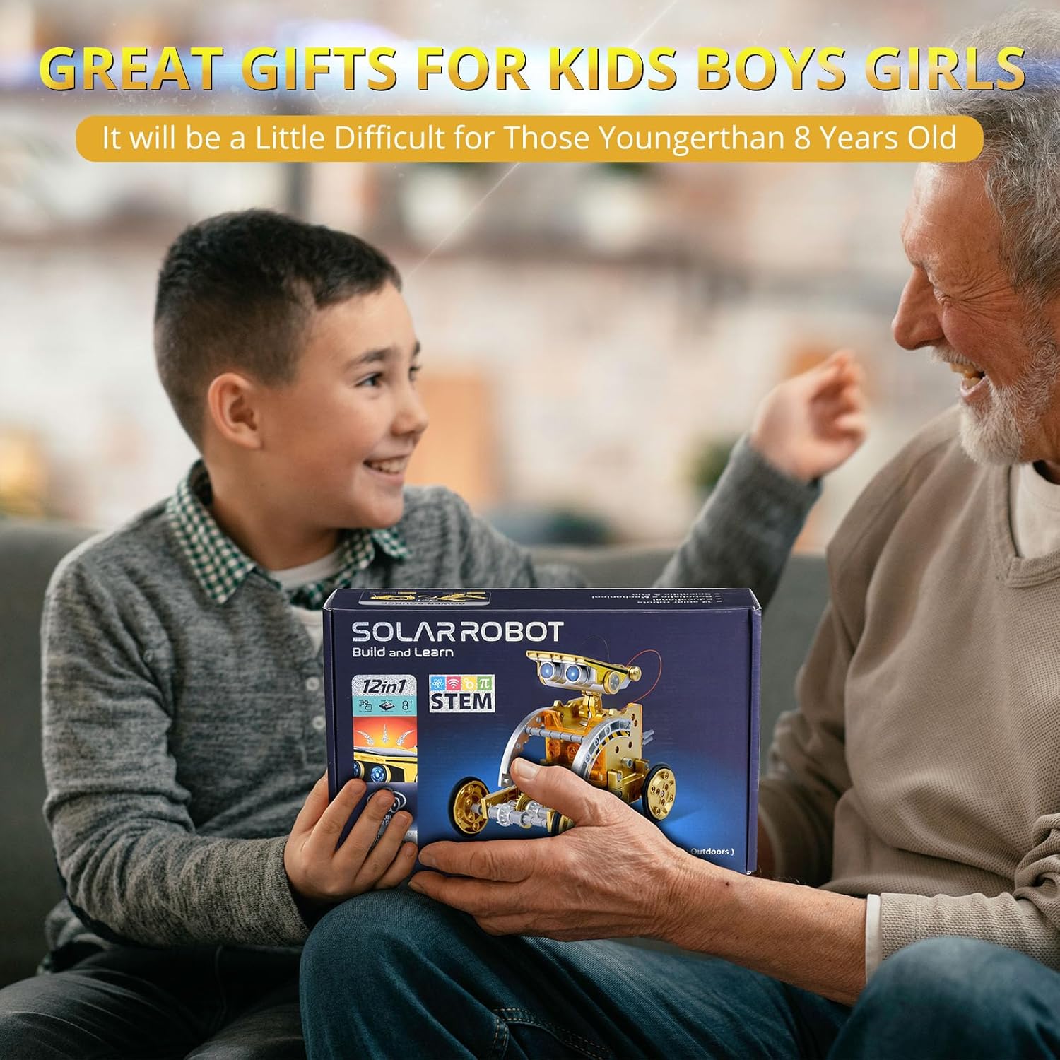 Thumbnail 2 de OMWay STEM 12-in-1 solar robot kit