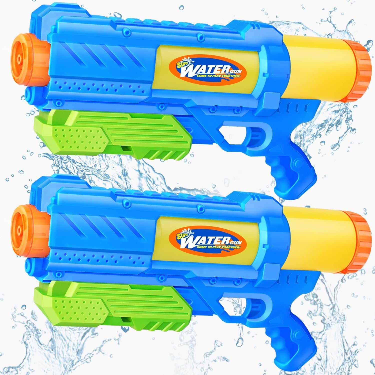 Thumbnail 6 de Super Water Gun for Kids Adults: 2 Pack 1200cc Soaker with Impressive Range