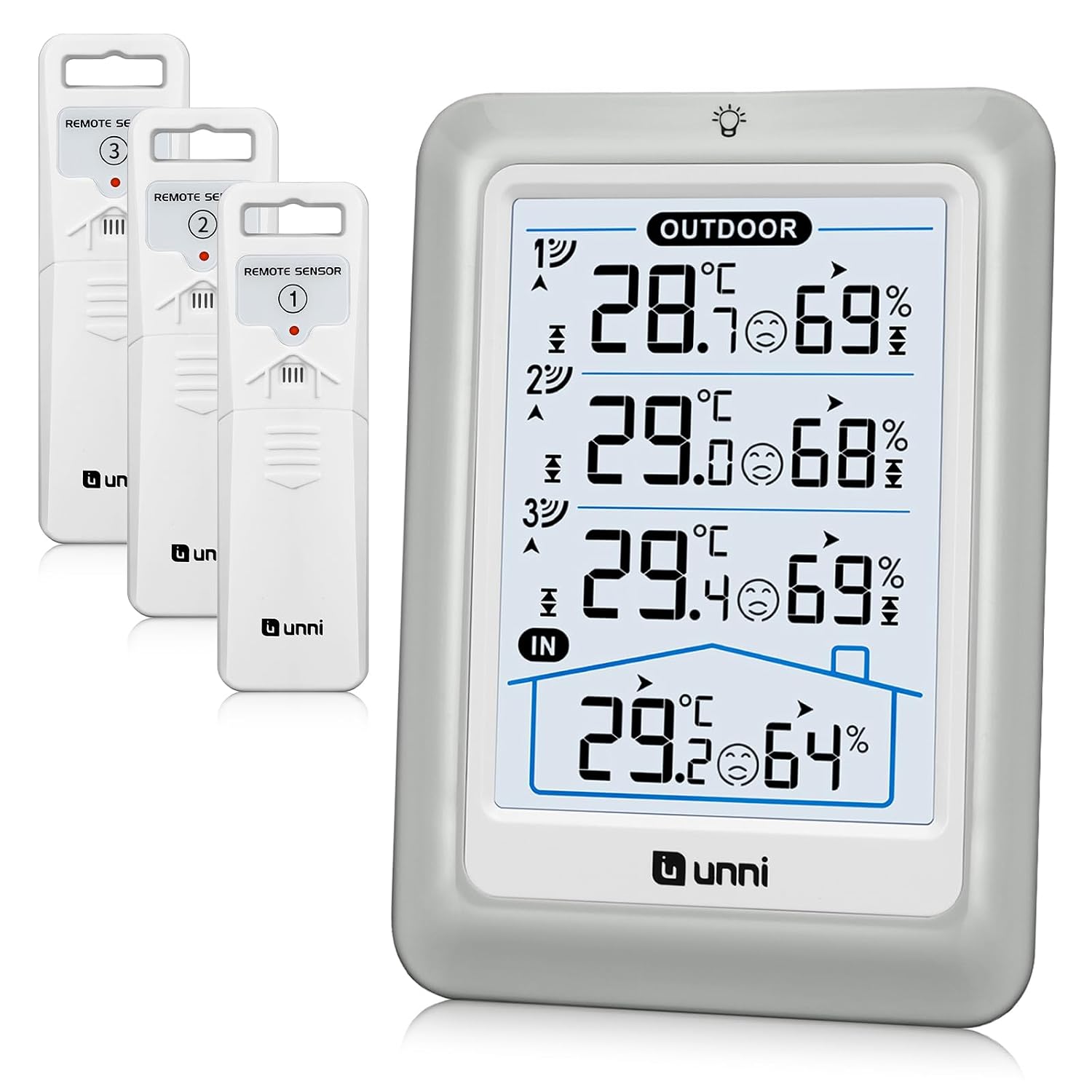 Thumbnail 6 de Indoor Outdoor Thermometer 100m Wireless