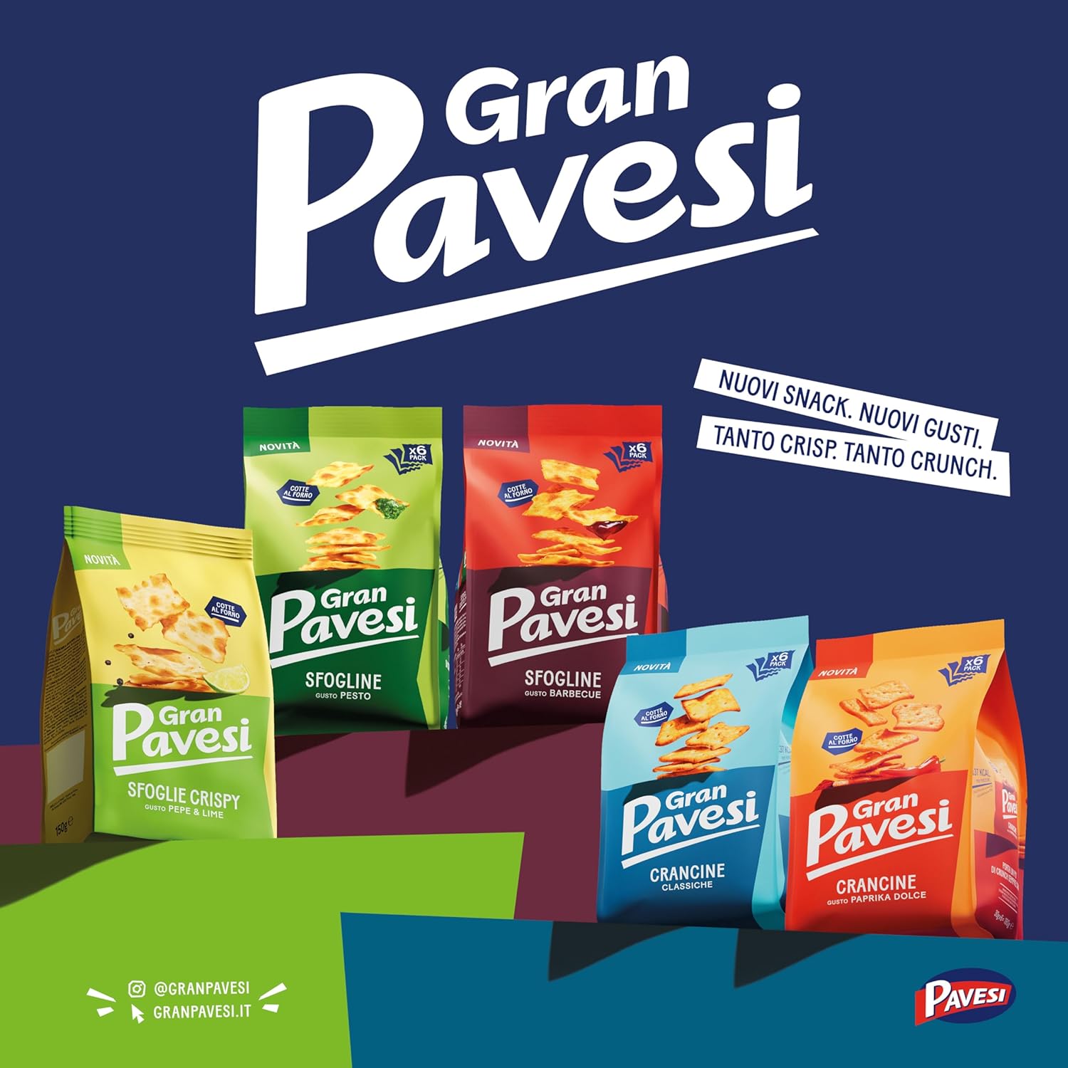 Thumbnail 3 de Gran Pavesi Cracker Le Sfoglie 150 g 🍪
