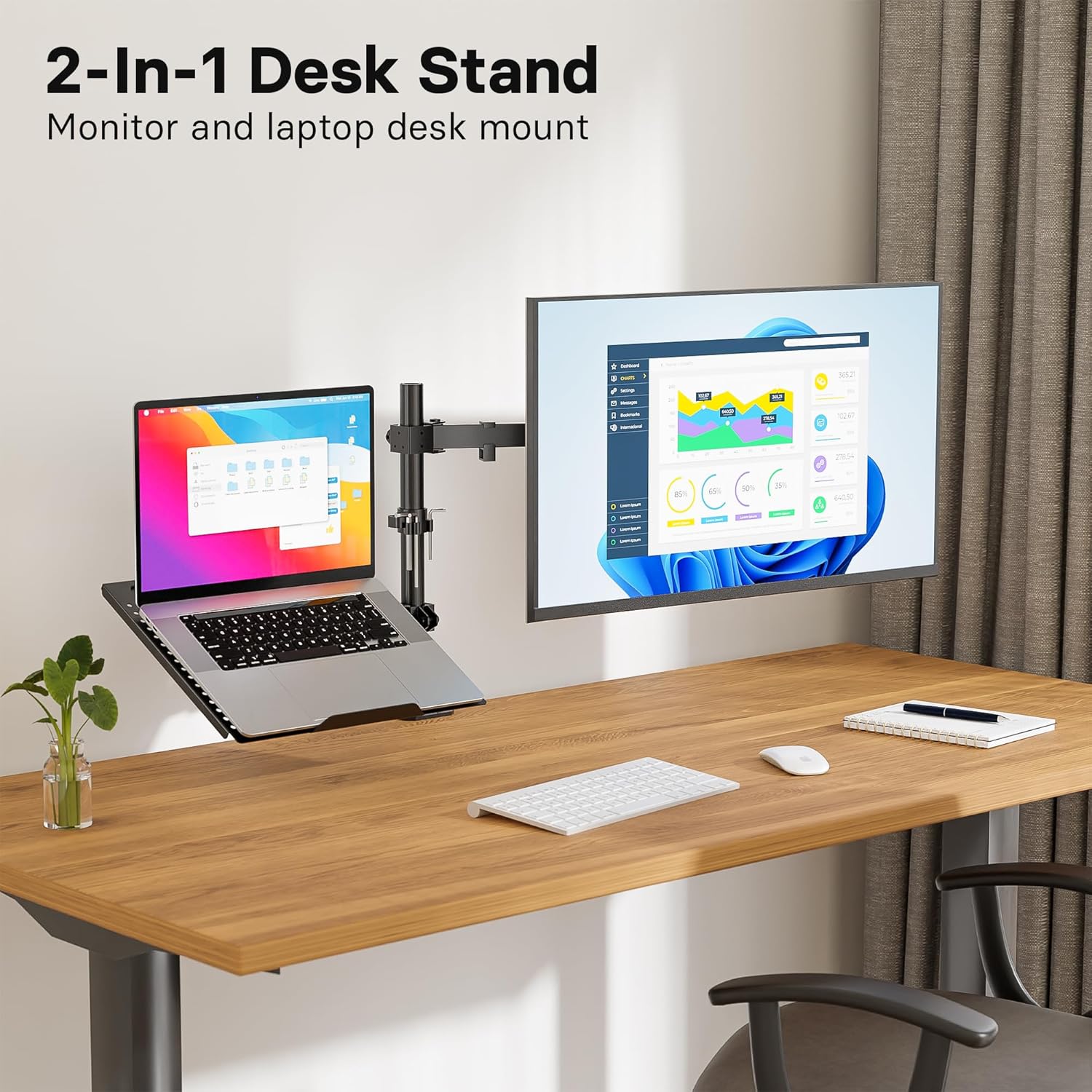 Thumbnail 1 de Redbat Adjustable Monitor Arm 8 kg