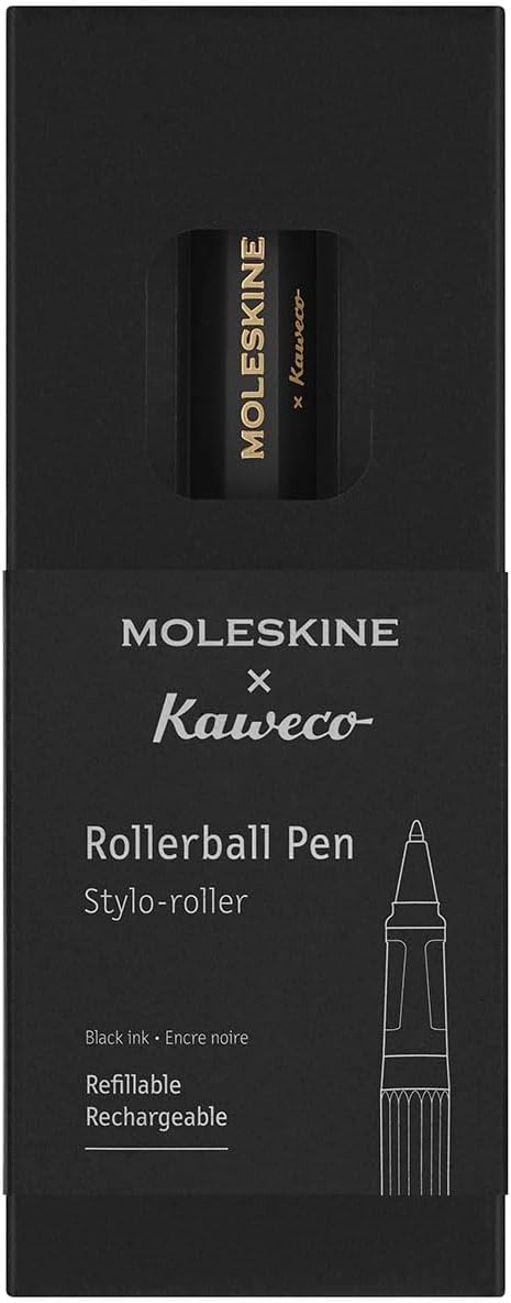 Detalle 2 de Moleskine x Kaweco Rollerball Refillable Pen — Black, 0.7 mm, ABS plastic