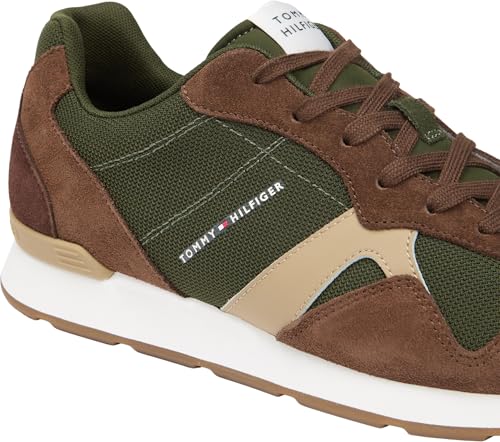 Thumbnail 5 de Tommy Hilfiger Runner Icon Mix Fm0fm05679 – Tenis bajos para hombre en Verde Abeto Ártico, talla 44 EU