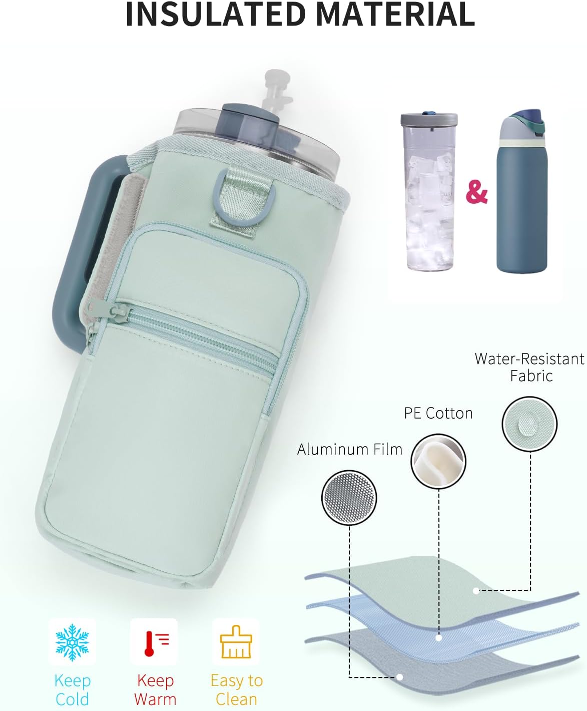Thumbnail 6 de sportsnew Magnetic Gym Bag for 40 oz Tumblers