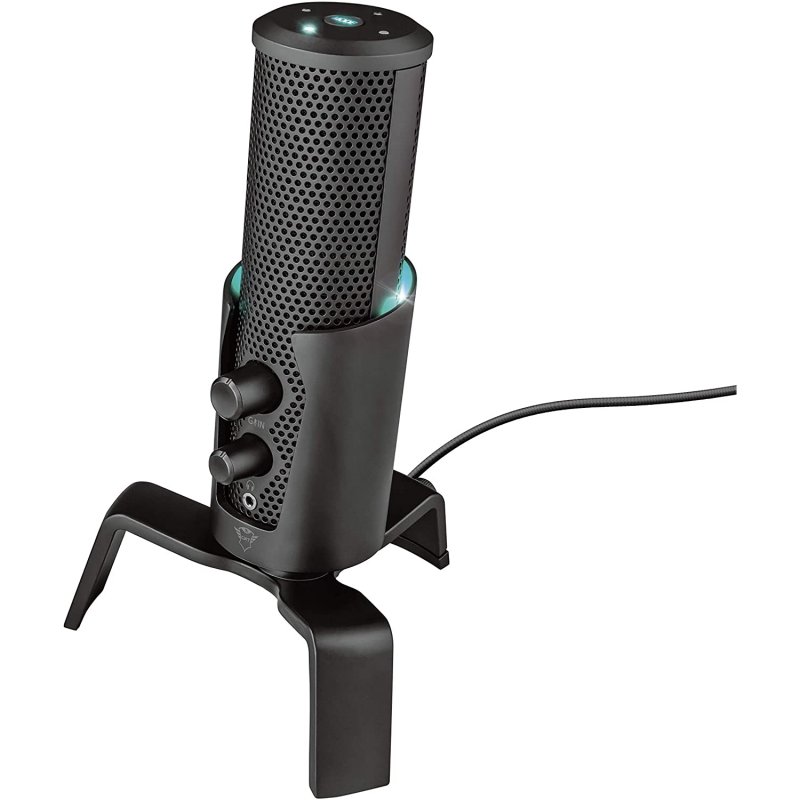 Detalle 1 de Trust GXT 258 Fyru Micrófono Gaming USB 🎤 4 en 1