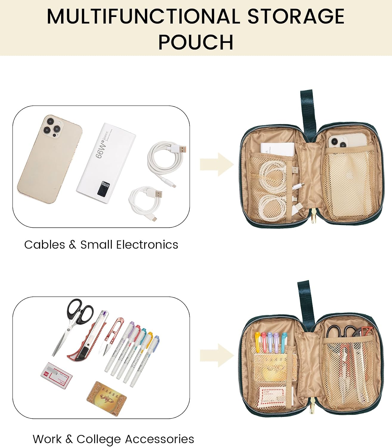 Thumbnail 6 de LOVEVOOK Laptoptasche Damen 17 Zoll – Große, wasserdichte Arbeitstasche mit viel Stauraum