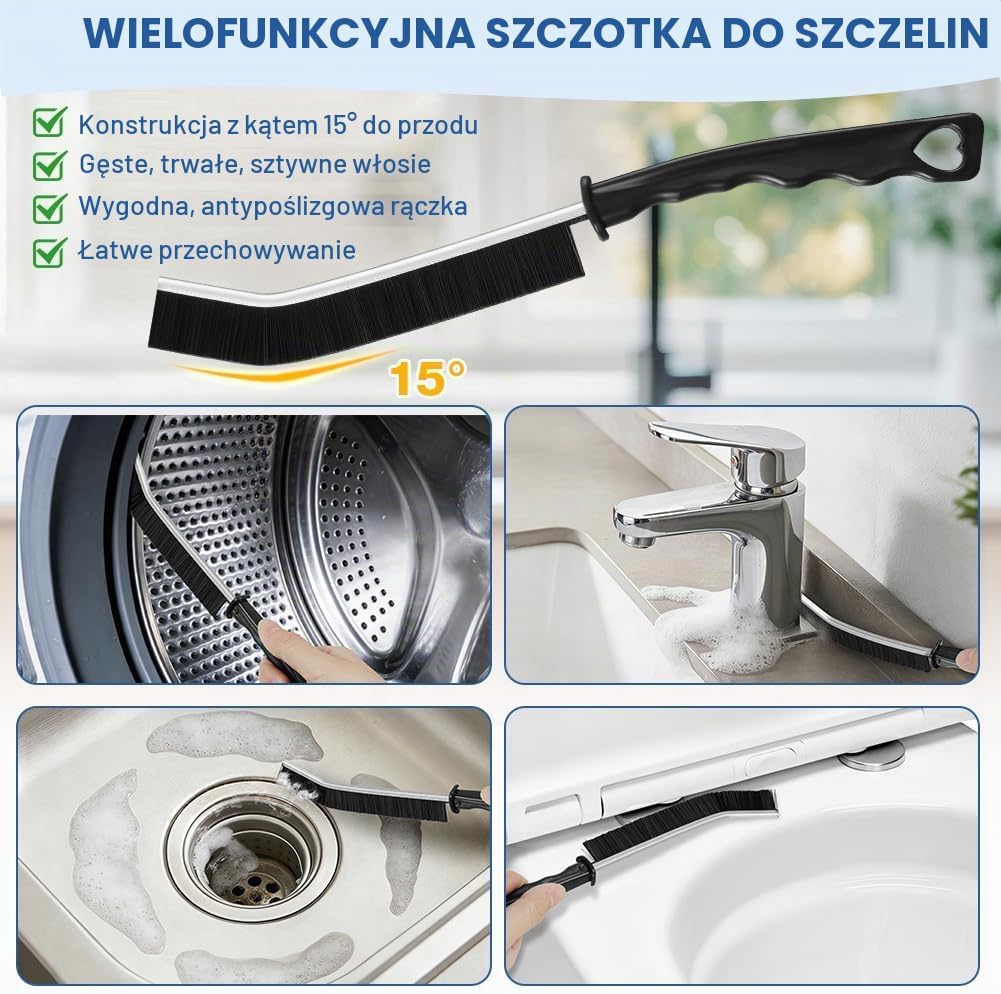 Detalle de ANOMM 5603018 – zestaw 6 szczotek do pralki i trudno dostępnych szczelin