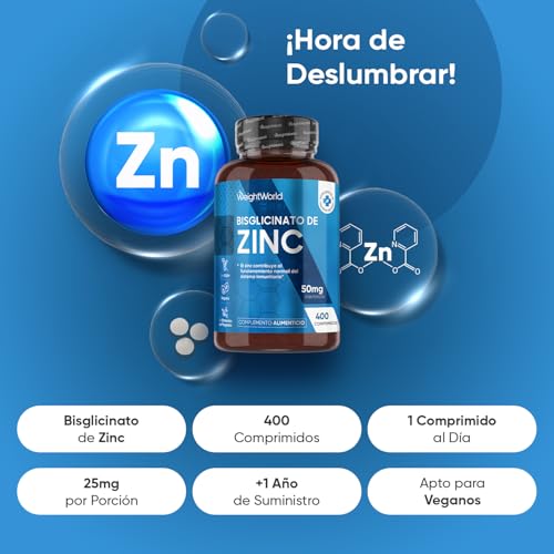 Detalle 2 de Zinco 400 compresse integratore vegano 13 mesi