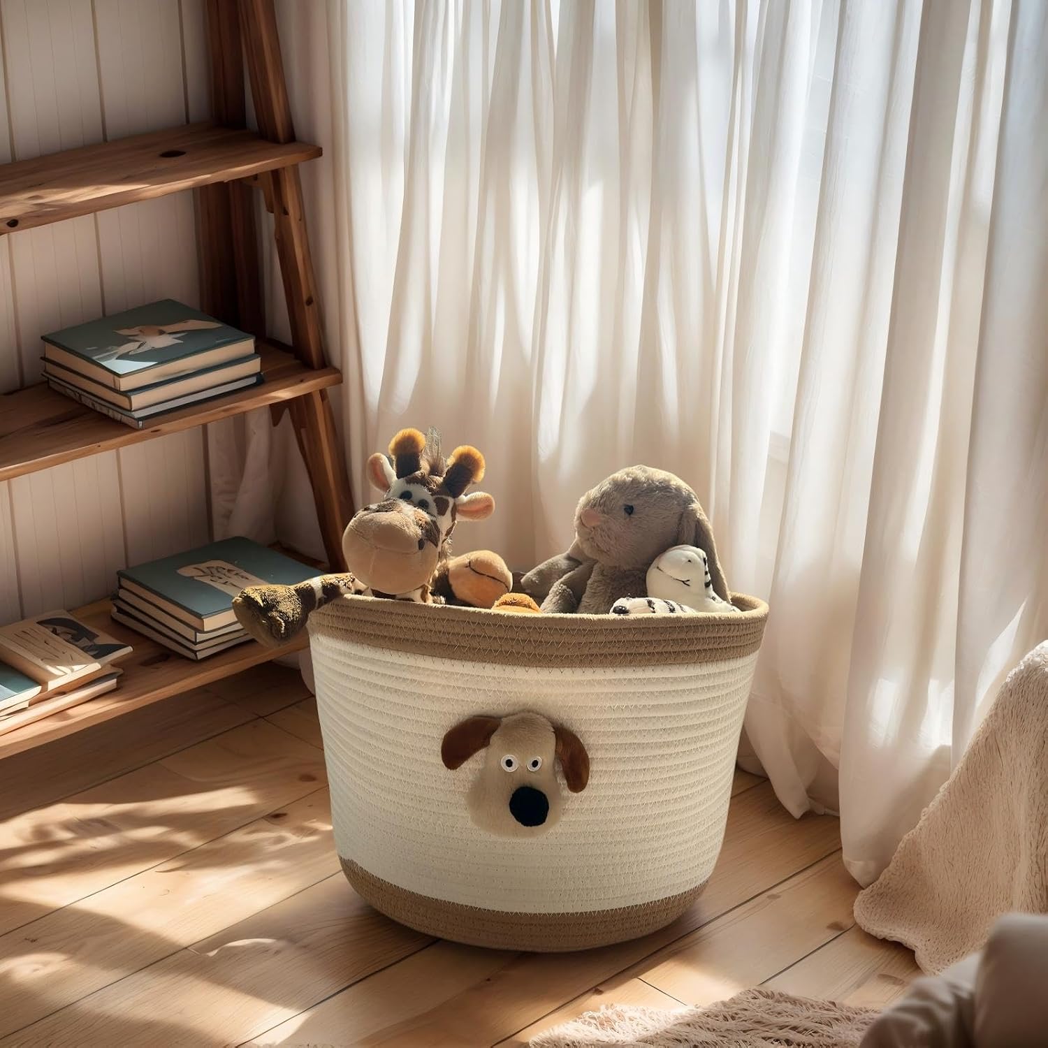 Detalle de Bellar Woven Toy Basket 13" x 10