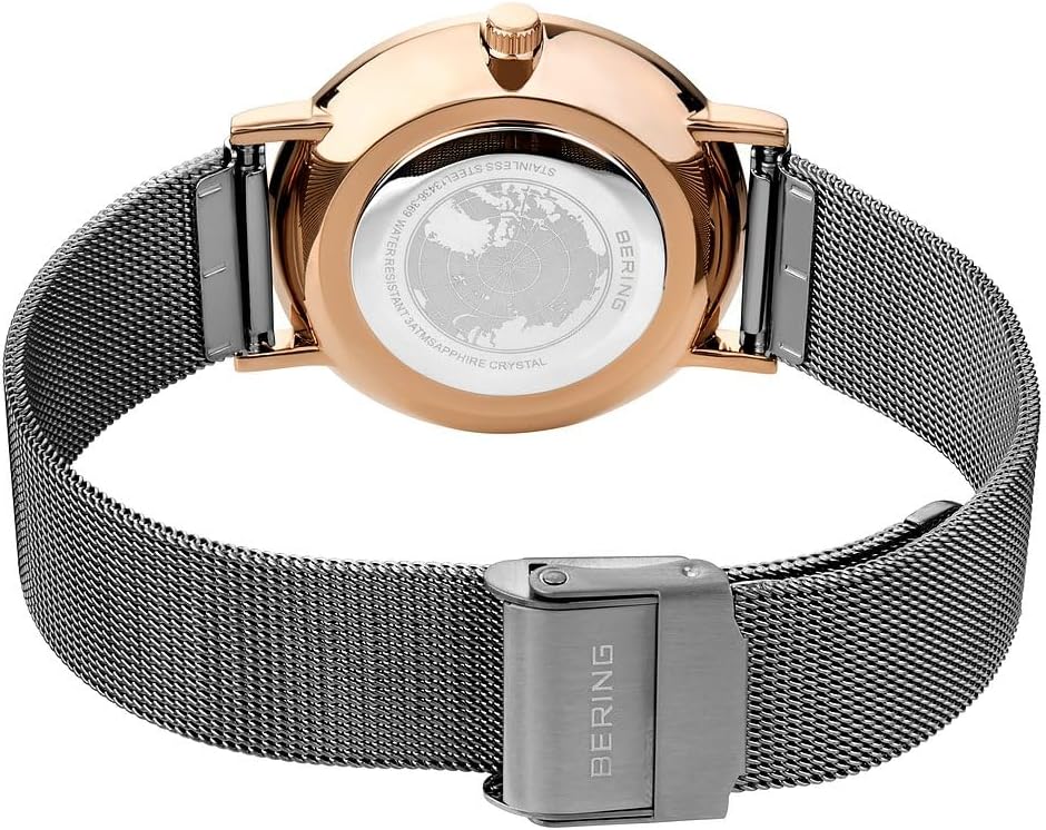 Thumbnail 4 de BERING Damen Quarz Uhr 36 mm (13436) mit Saphierglas und Milanaisearmband