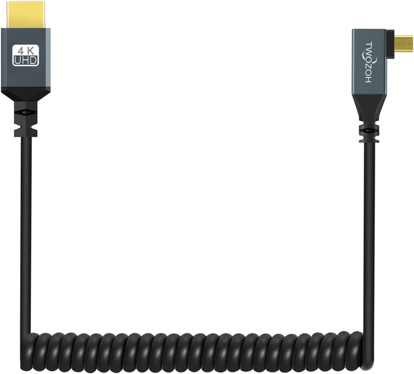 Thumbnail 2 de Twozoh cable micro HDMI a HDMI 90° 1,5 m