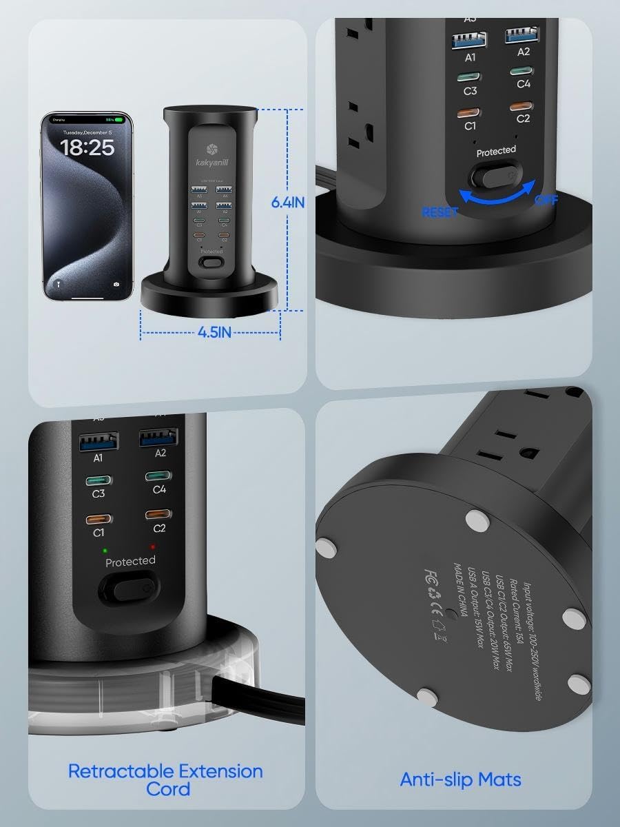 Thumbnail 6 de Kakyanill 115W USB Charging Station
