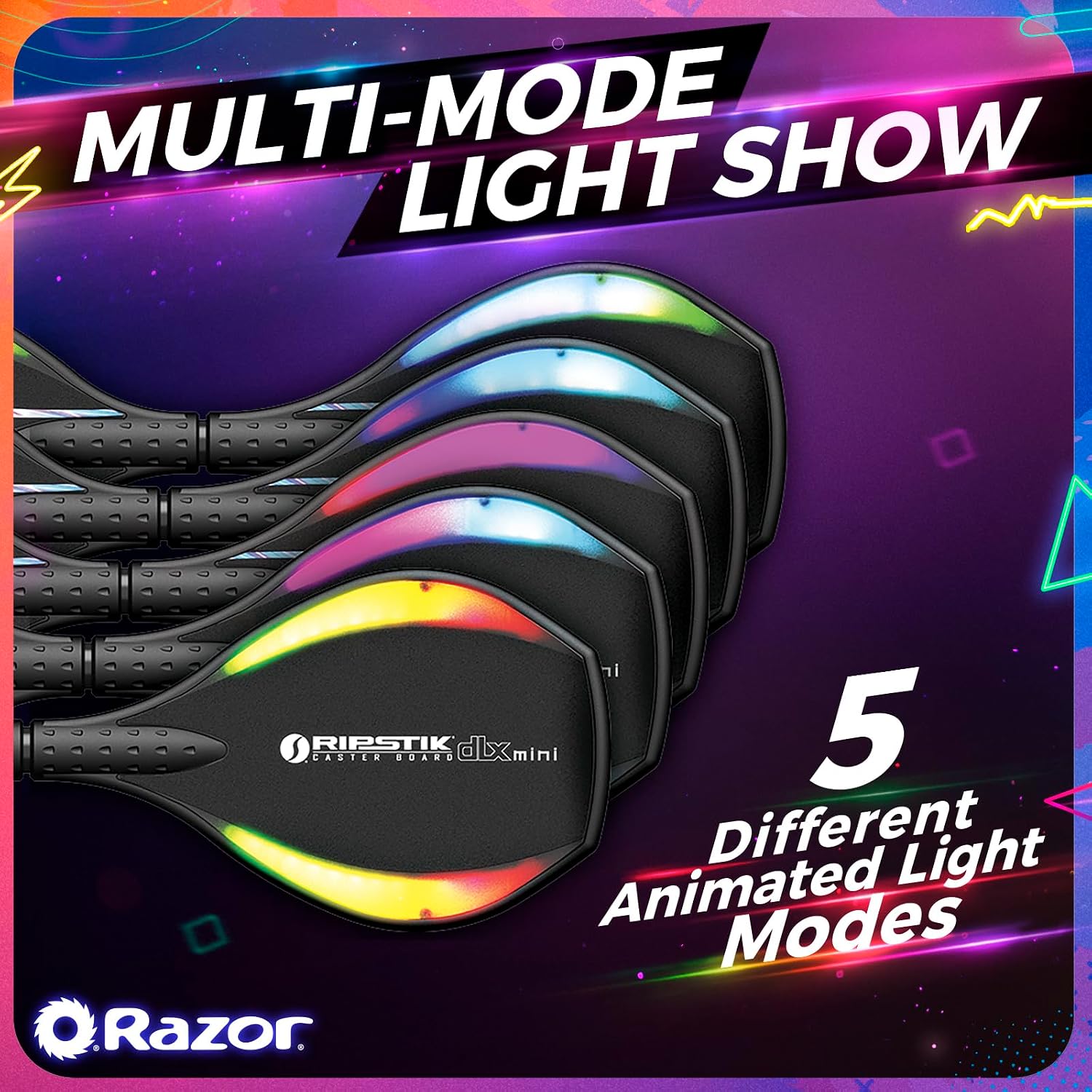 Thumbnail 6 de Razor RipStik Ripster Lightshow – kompaktowa deska na dwóch kółkach z LED
