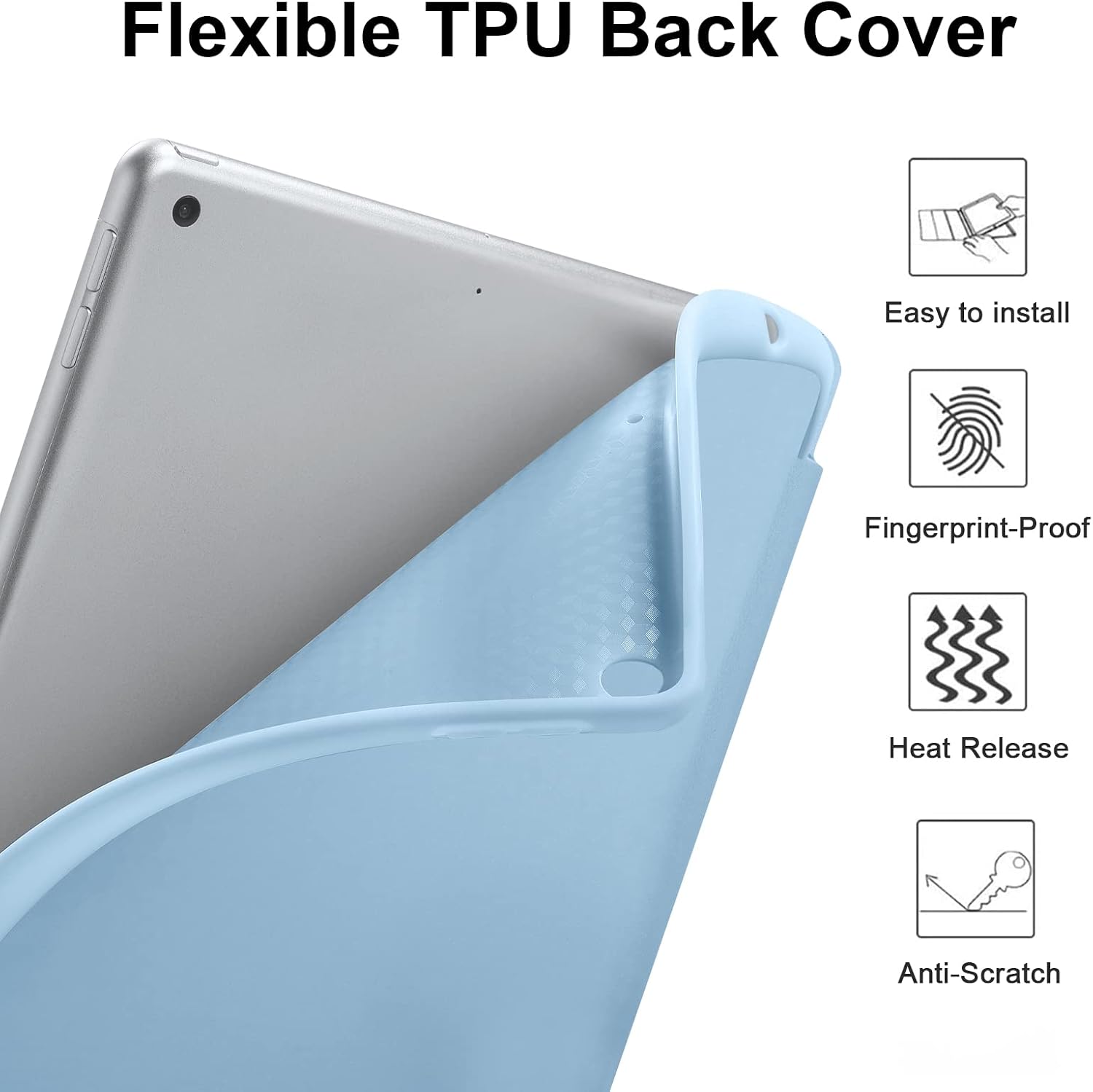 Detalle 2 de Vobafe iPad 10.2-inch case for iPad 9 8 7