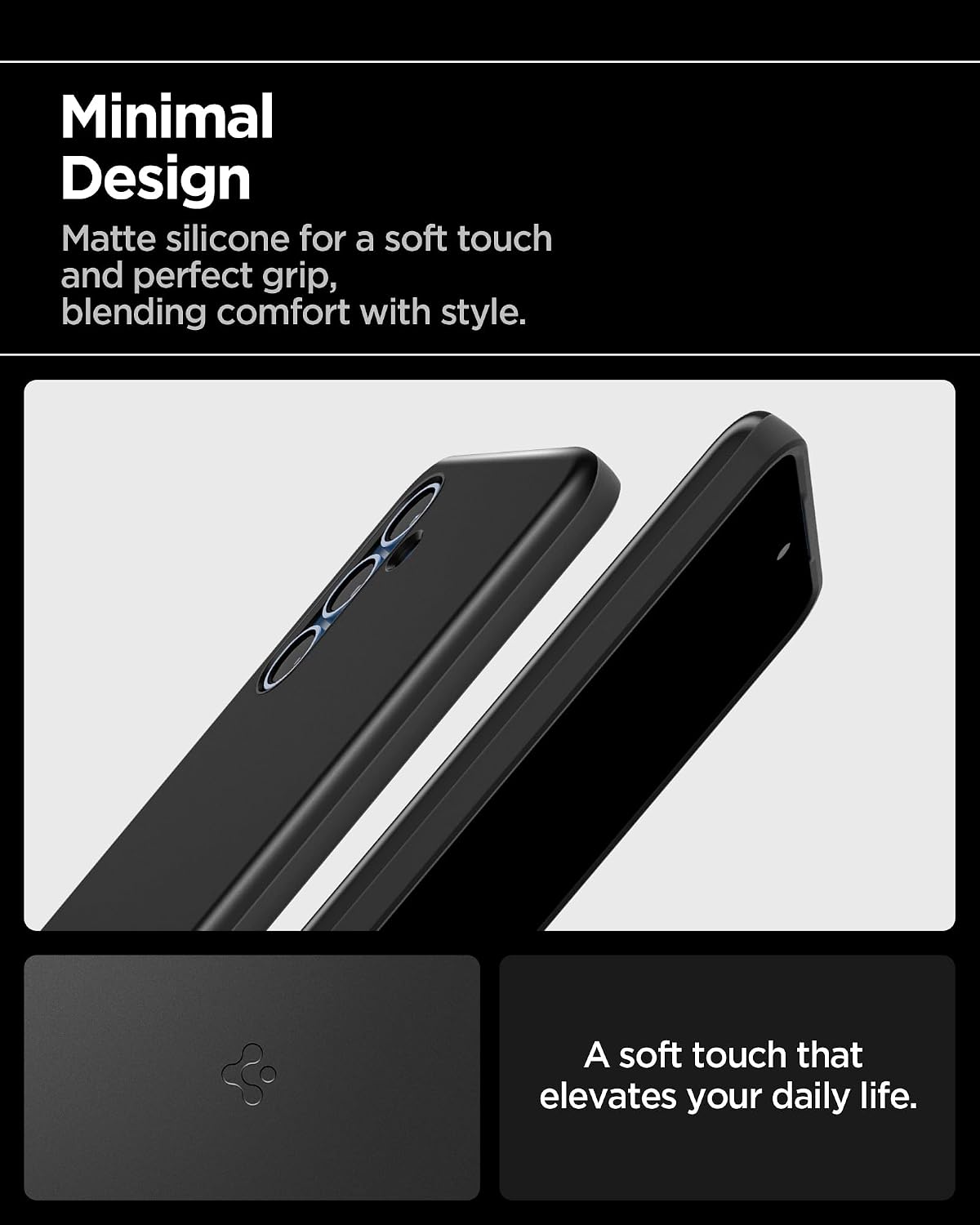 Thumbnail 6 de Spigen Cover Thin Fit MagFit per Samsung Galaxy S25 – Cover sottile nera con Air Cushion