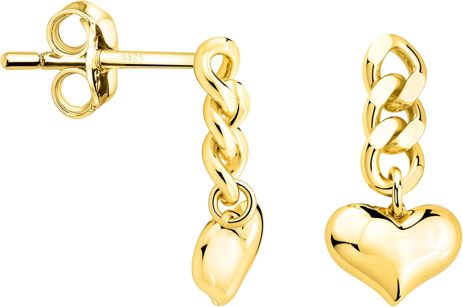 Detalle de SOFIA MILANI Damen Ohrringe 925 Silber Herz