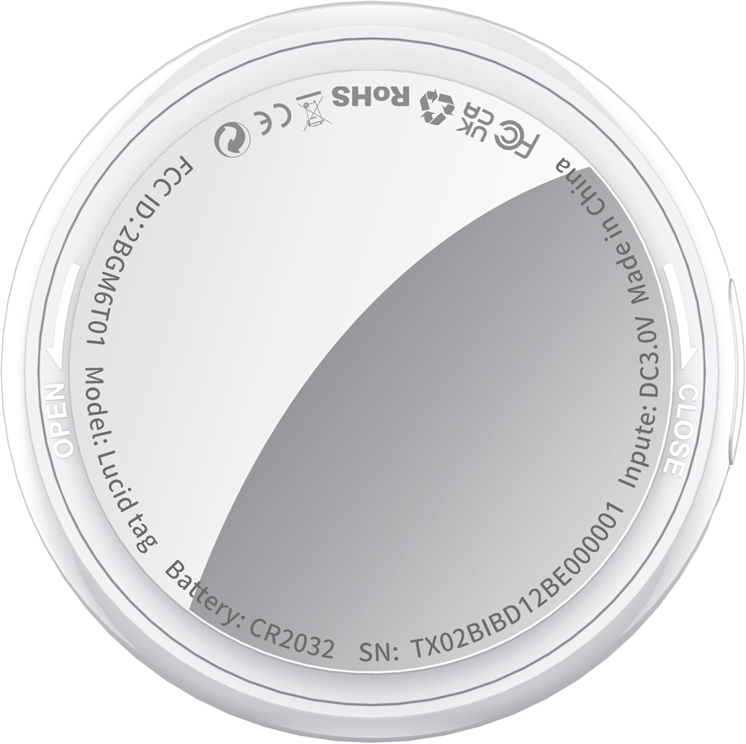 Thumbnail 1 de Tukio Smart Air Tags Traceur Bluetooth — Lot de 4, compatible avec l’app Find My (iOS uniquement)