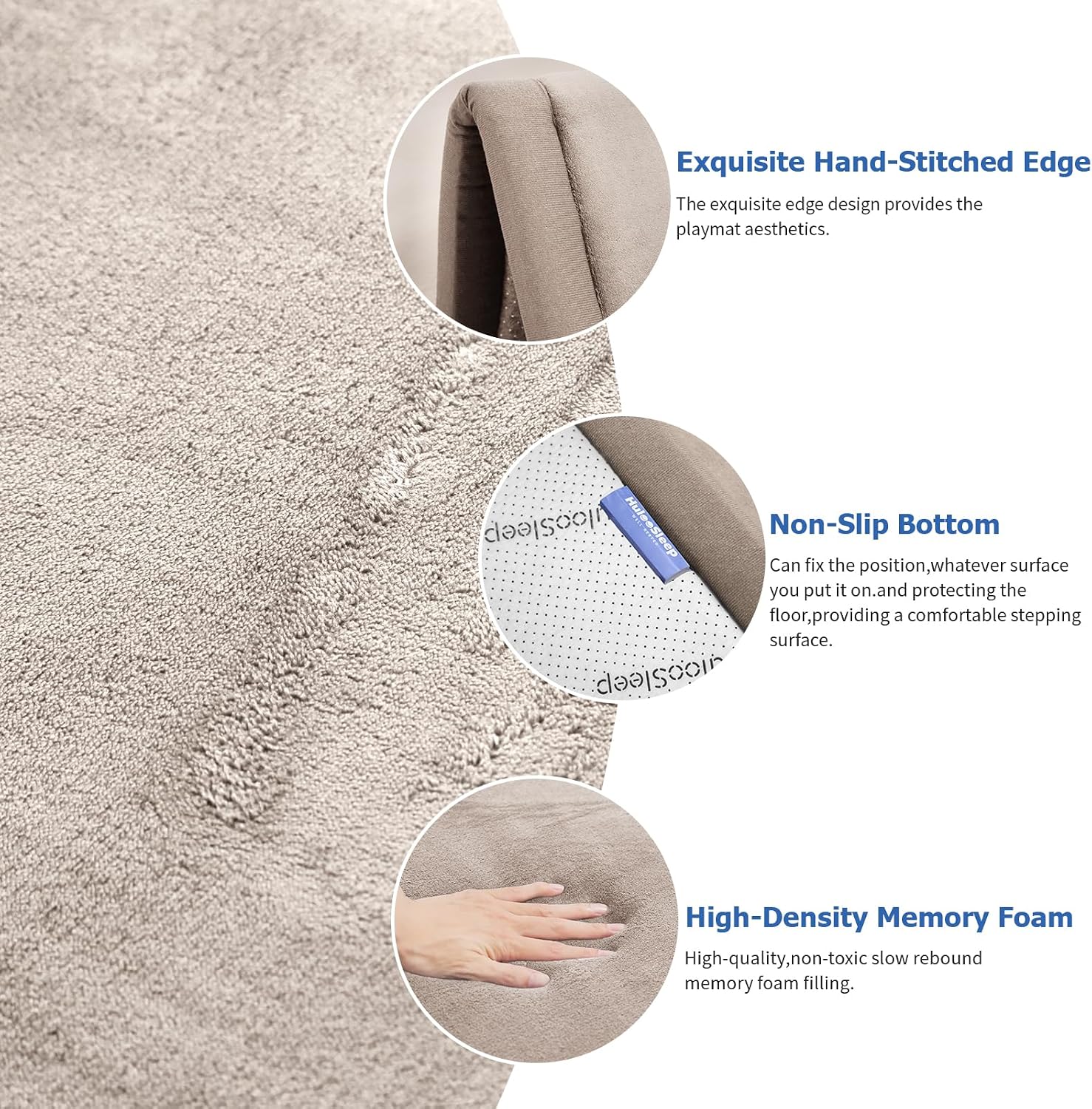 Thumbnail 6 de HulooSleep Baby Play Mat, Memory Foam