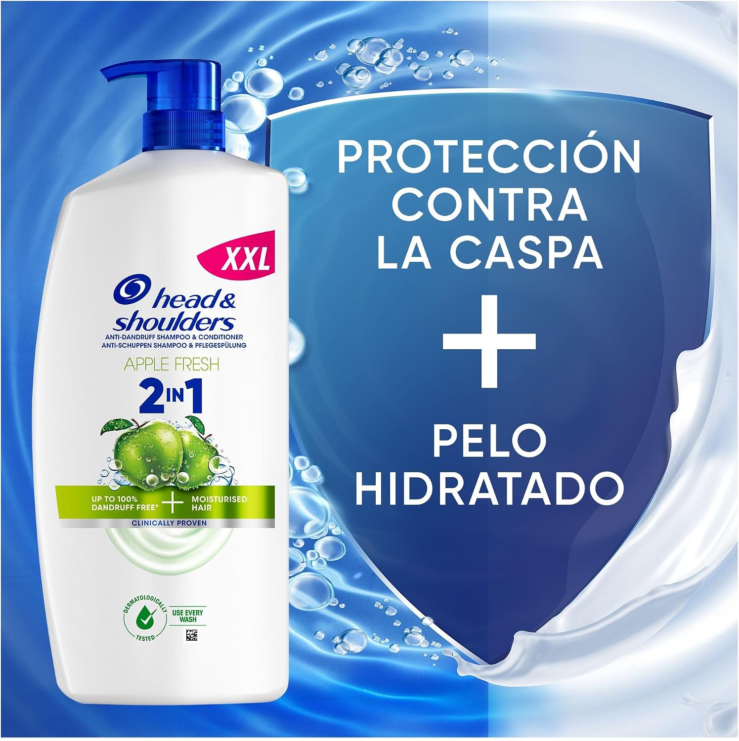 Detalle 2 de H&S Apple Fresh 800ml Champú y Acondicionador anticaspa