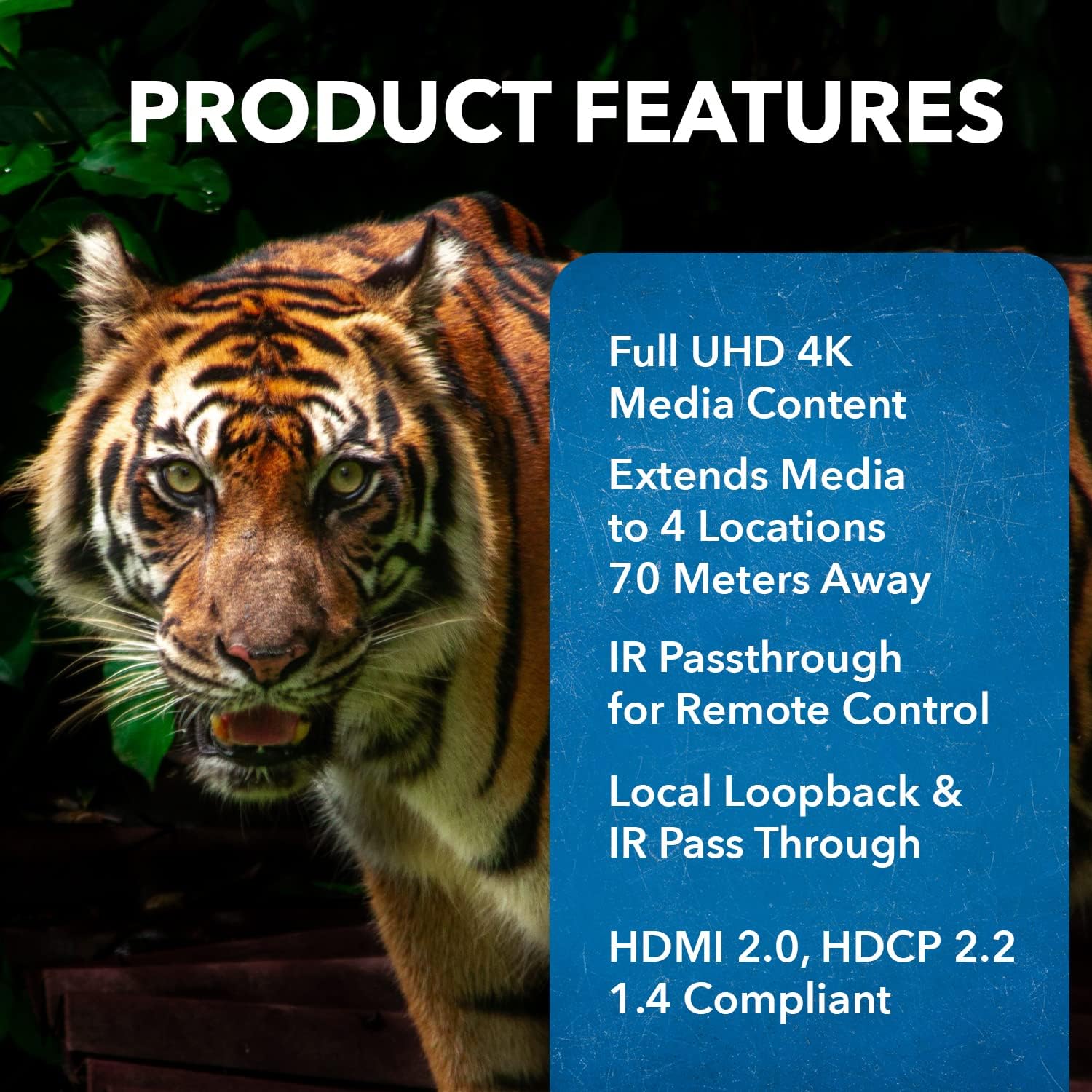 Thumbnail 6 de OREI 4K 4x4 HDMI Extender Matrix with HDR Switcher & IR Control