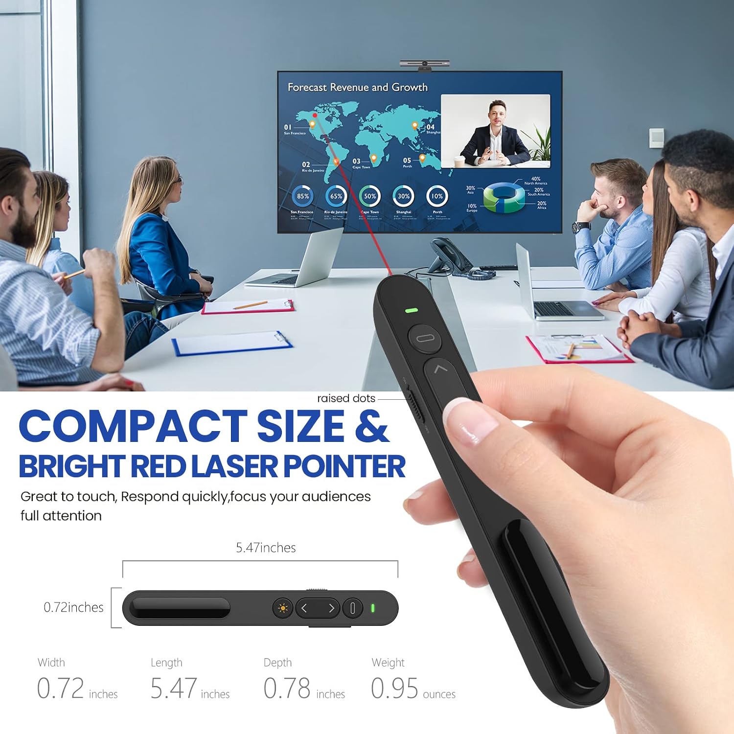 Thumbnail 5 de Presentation Clicker Wireless Presenter for PC