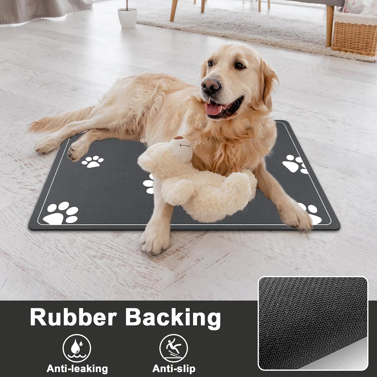 Thumbnail 4 de Mavicen Diatomite Pet Feeding Mat 40 × 60cm (Dark Gray)