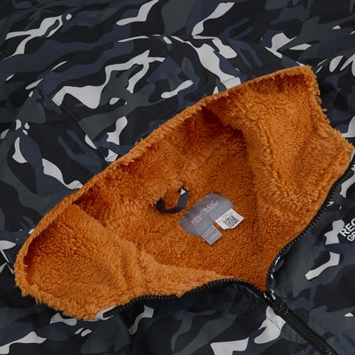 Detalle de Regatta Kids' Unisex Waterproof Changing Robe with Oversized Fleece-Lined Hooded Design